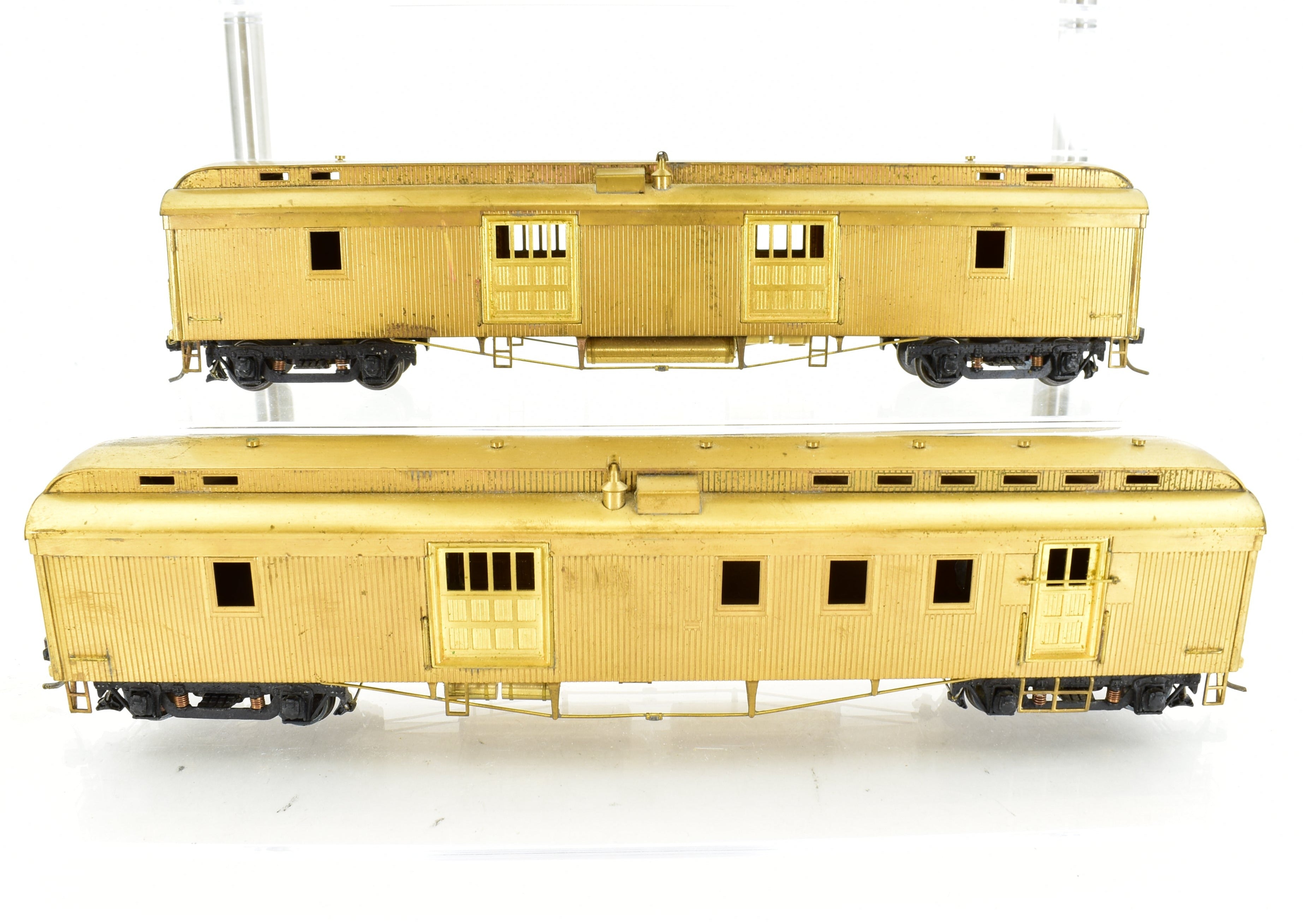 Canadian Pacific Railway Kettle Valley Brass Passenger Cars with Central Valley Trucks