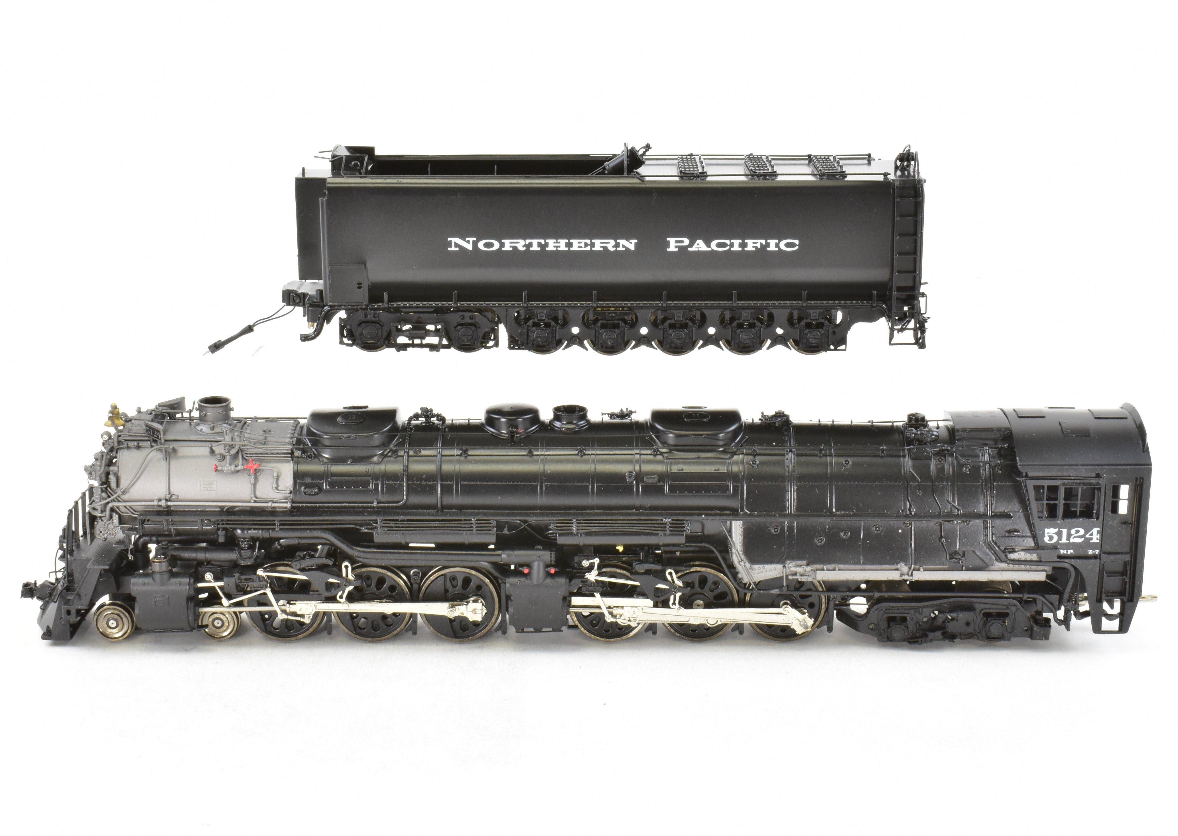 HO Scale Brass Model Train - Overland Models Northern Pacific Z - 7 4 - 6 - 6 - 4 FP Locomotive #5124