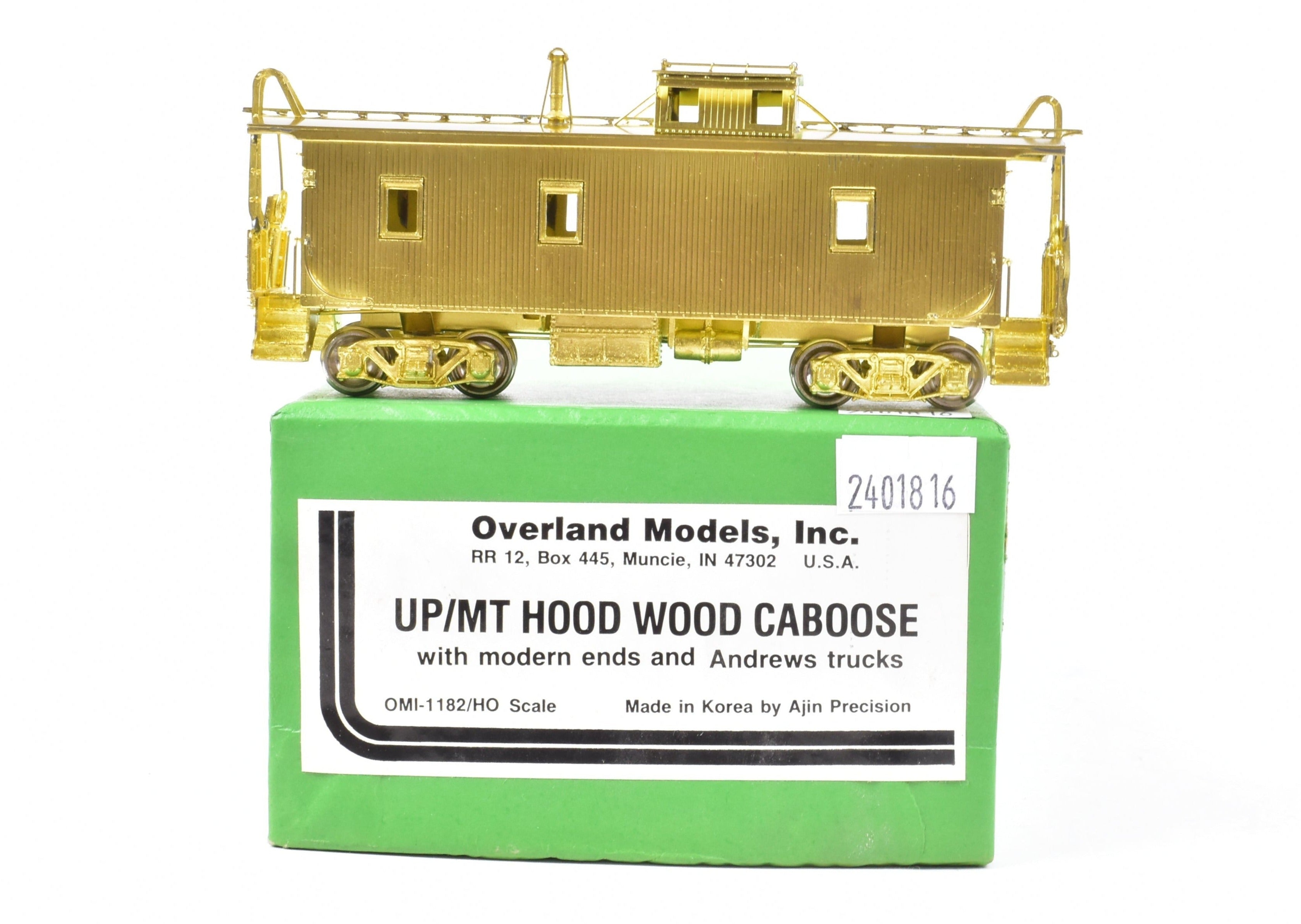 HO Brass OMI UP & Mt. Hood Railroad CA - 1 Wood Caboose #3279, 1983 Model