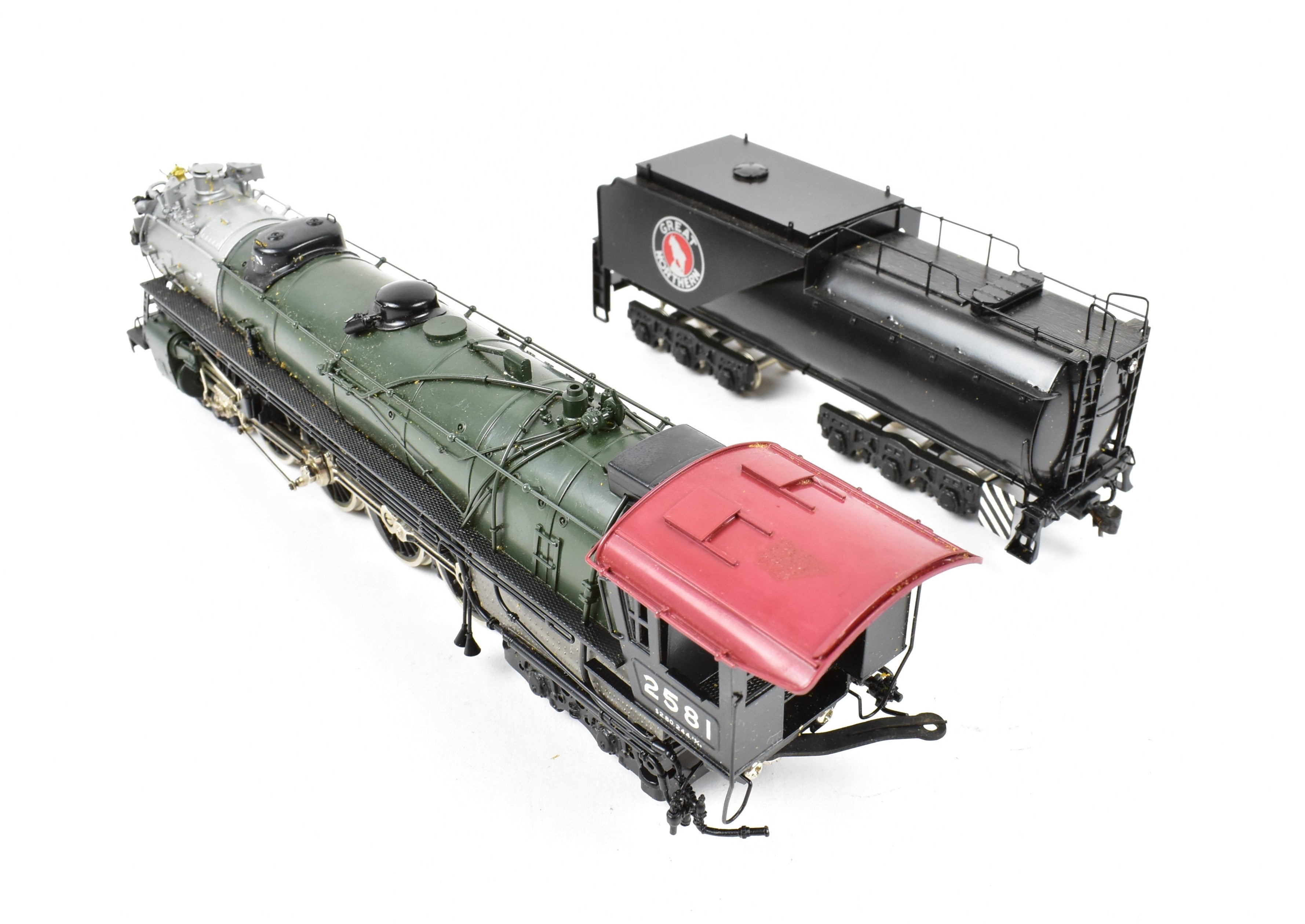 HO Brass Tenshodo Great Northern 4-8-4 S-2 Class Factory Painted Crown Model