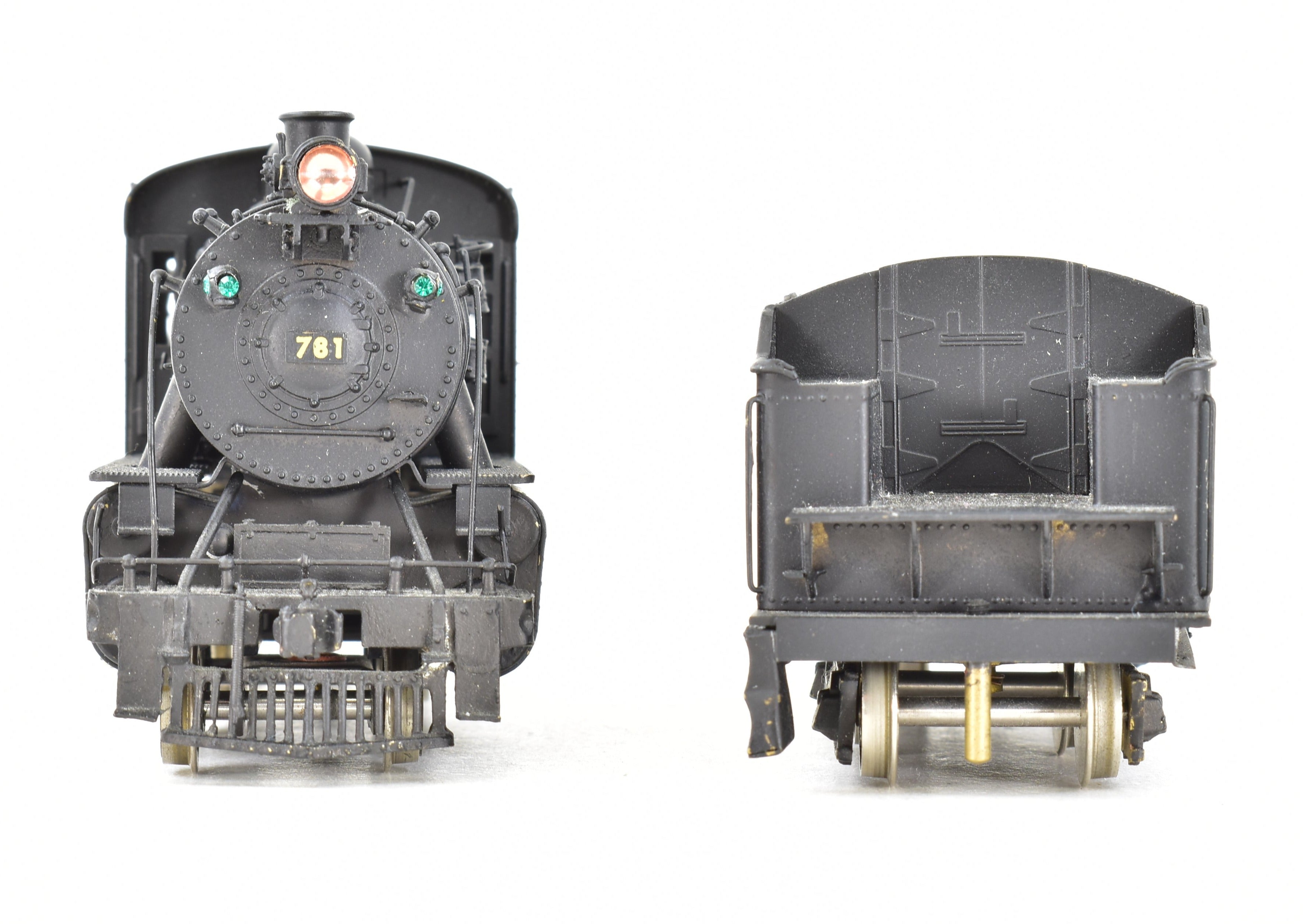 Custom Painted HO Brass Red Ball 4-6-0 Camelback Model of Central Railroad Of New Jersey