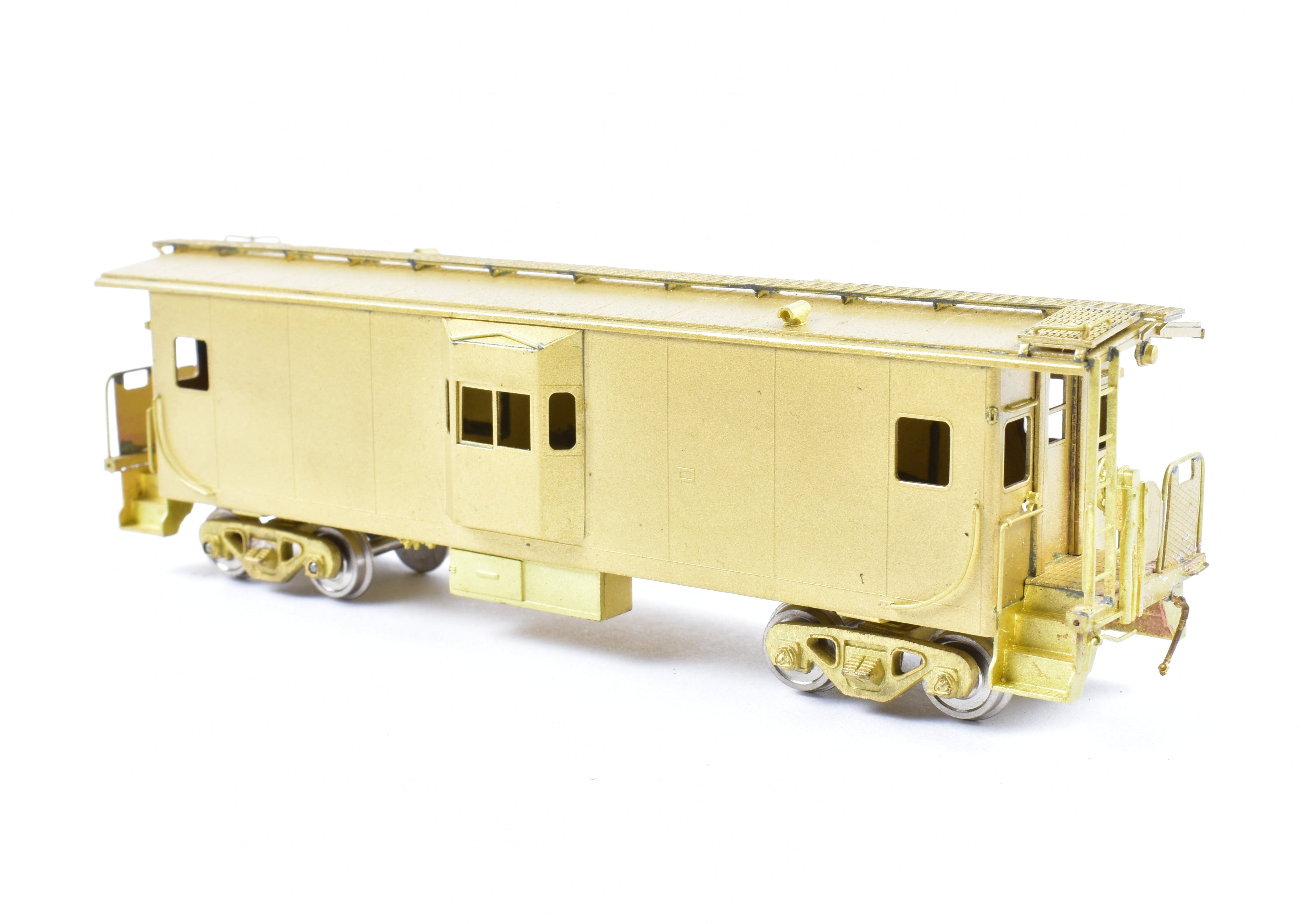 HO Scale Brass Model of the Oriental Limited Great Northern Bay Window Caboose