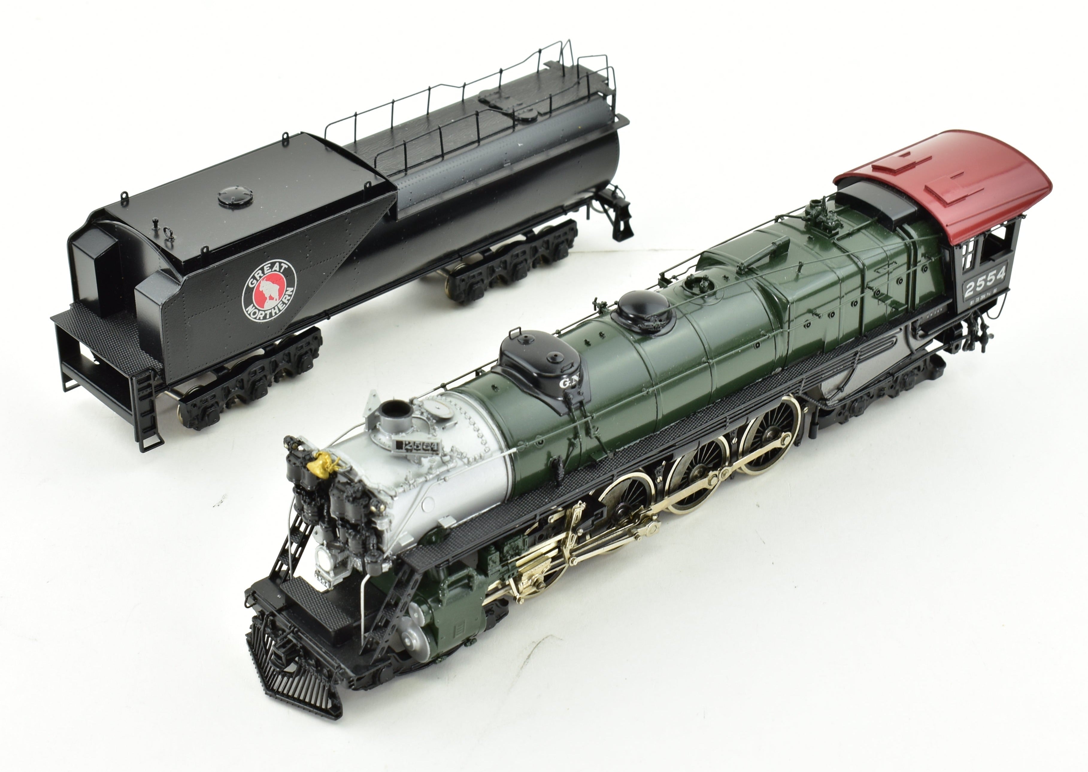 HO Scale Brass Model Train - Tenshodo Great Northern 4-8-4 Class S-1 FP Crown, 1979 Production Run