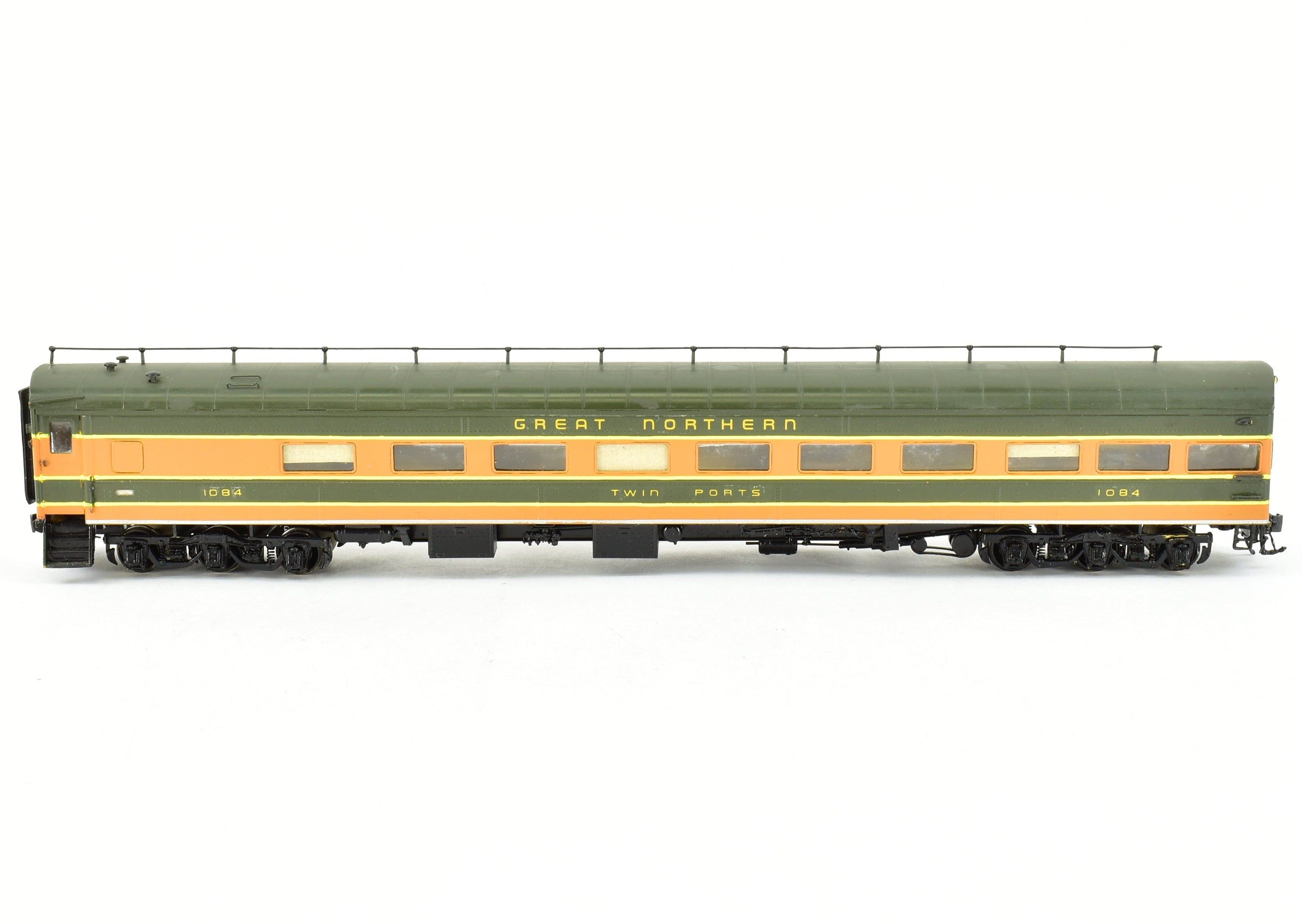 HO Scale Brass Oriental Limited Great Northern Buffet Parlor Observation Model Modified for Mid - Train Service, CP Brand