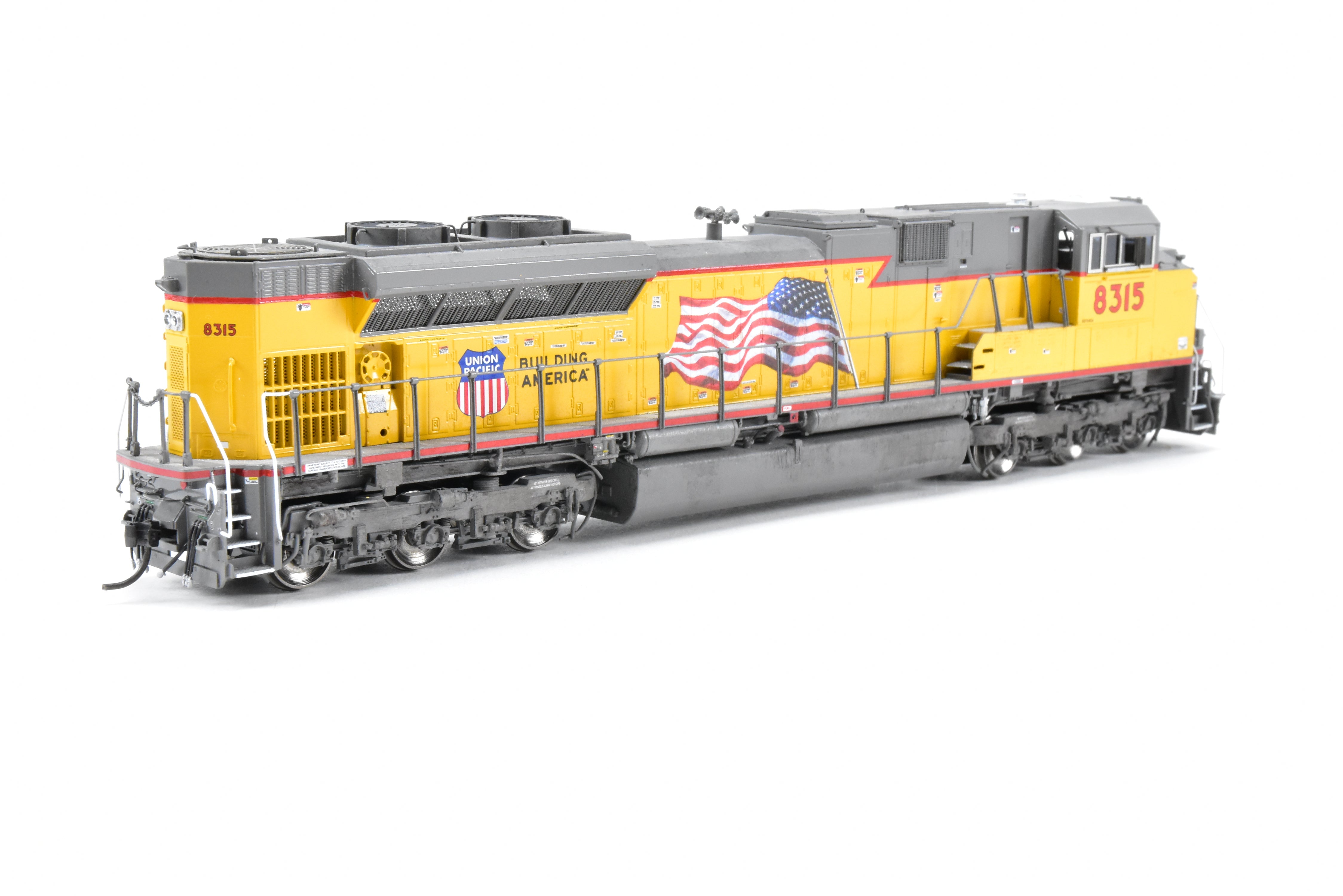 HO Brass OMI - Overland Models Inc Union Pacific EMD SD - 70ACe FP #8315 with Digitrax DCC & Light Weathering