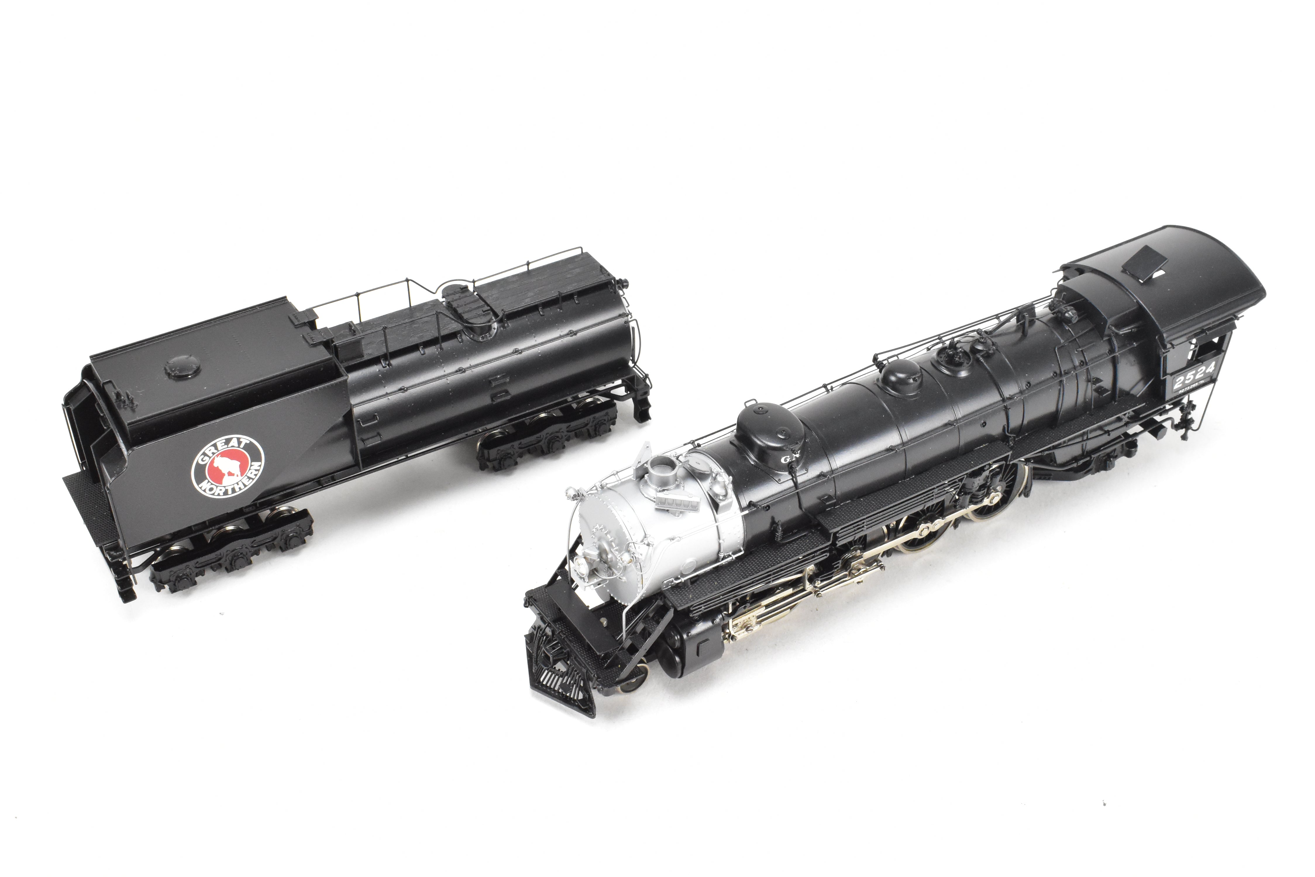 HO Brass Tenshodo Great Northern 4-8-2 Class P-2 Factory Painted Crown #2524, 1974 Run