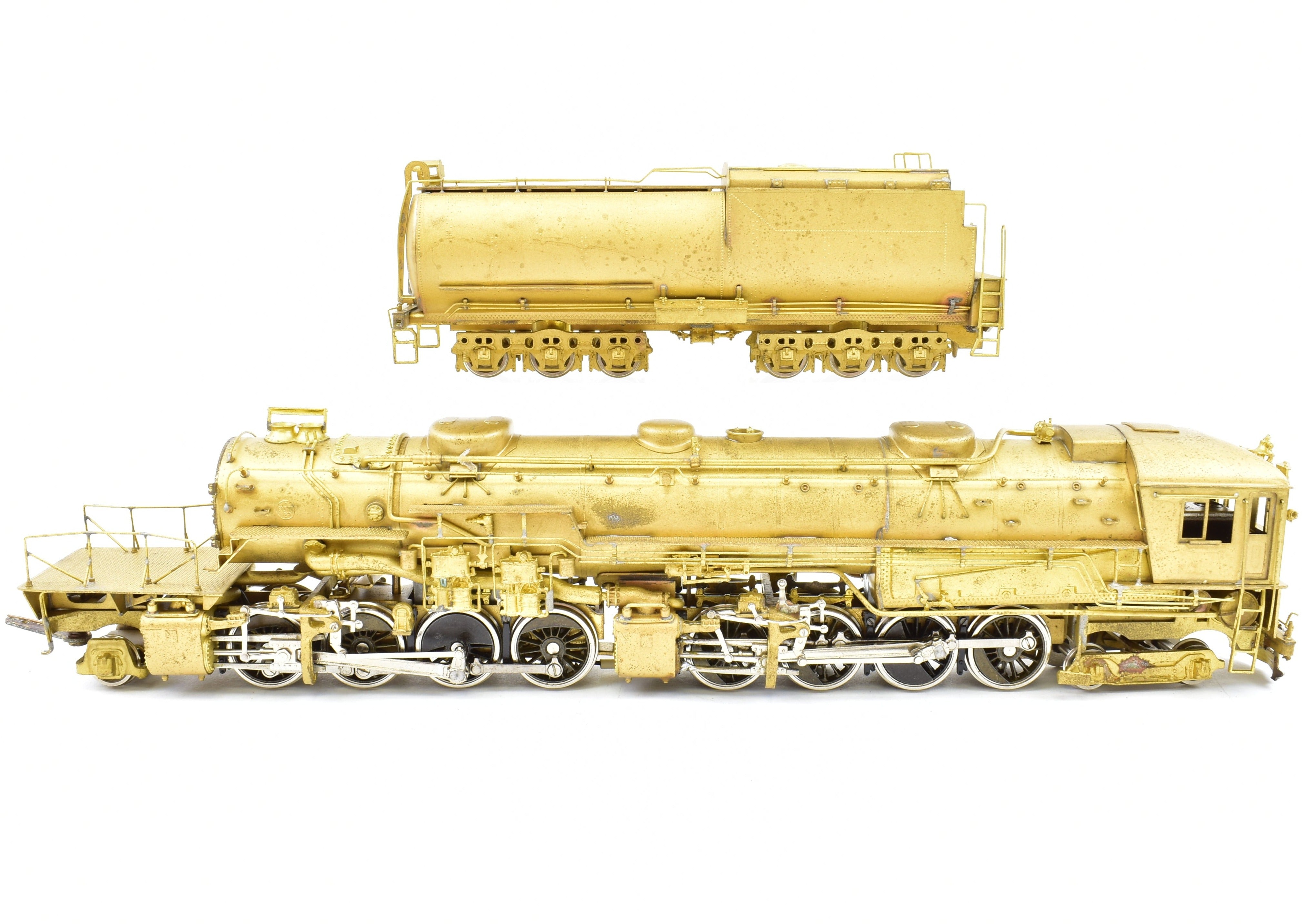 HO Scale Brass Model Train by Westside Model Co., Southern Pacific Class AC - 4 4 - 8 - 8 - 2 Cab Forward Locomotive from 1977 Production Run