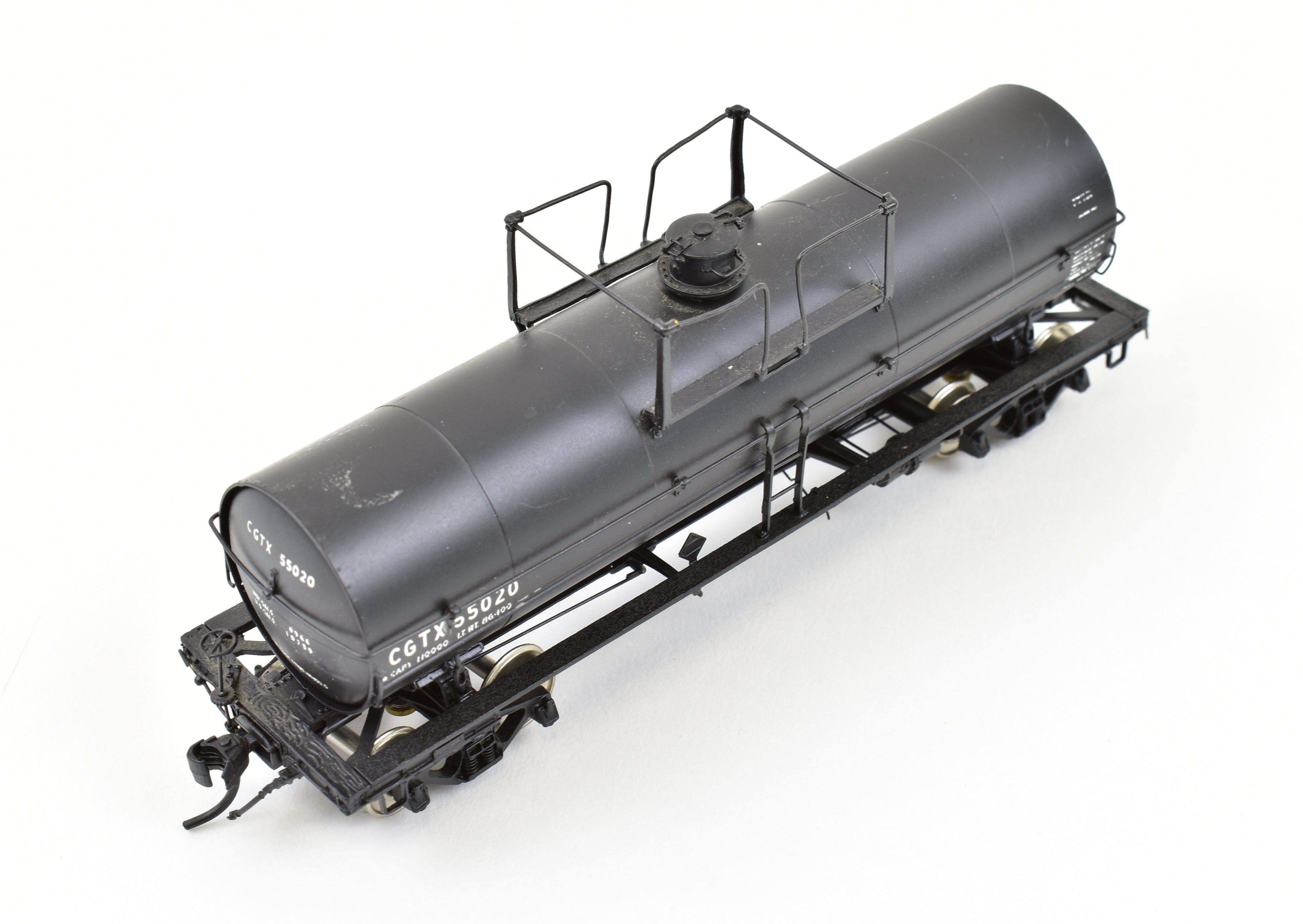 HO Scale Brass OMI - Overland Models, Inc. CGTX - GATX of Canada ACF Single Dome 8,000 Gallon Insulated High - Pressure Tank Car Model for CP