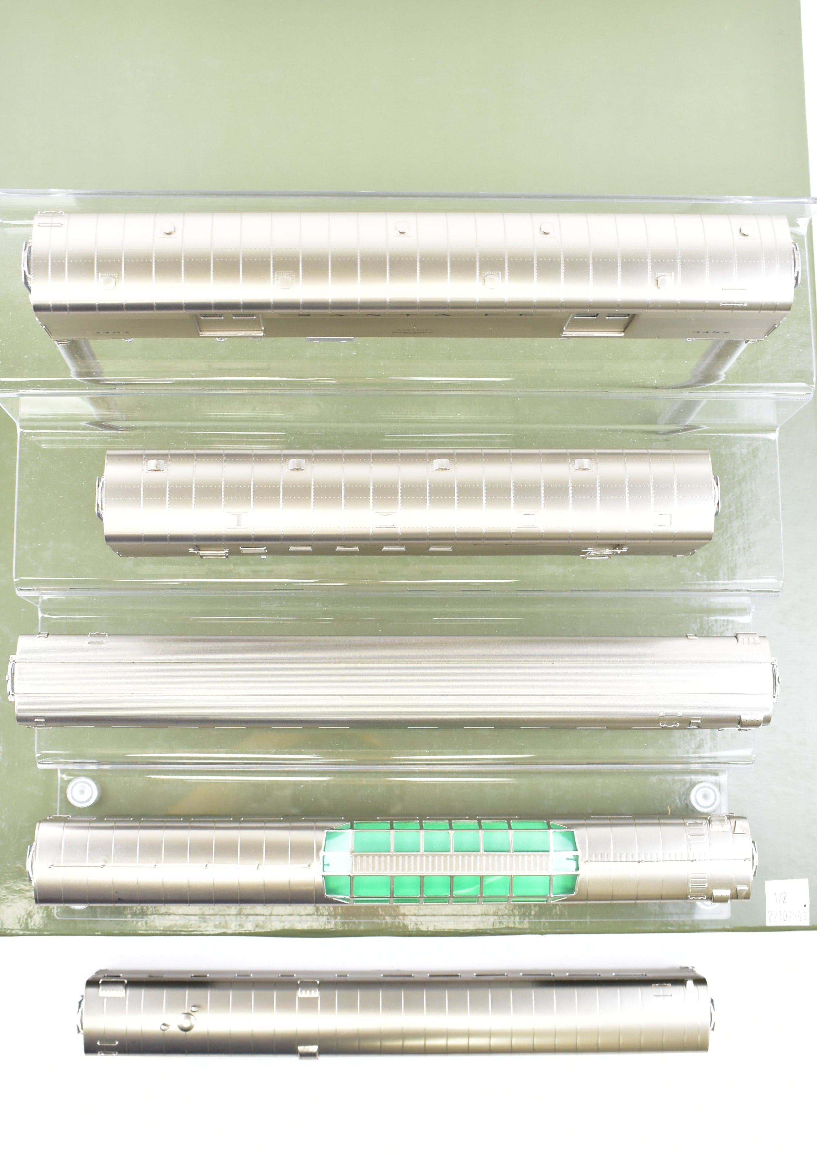 High - Quality HO Scale Brass Train Car Set - Challenger Imports ATSF - Santa Fe 1951 Super Chief 10 - Car Collection