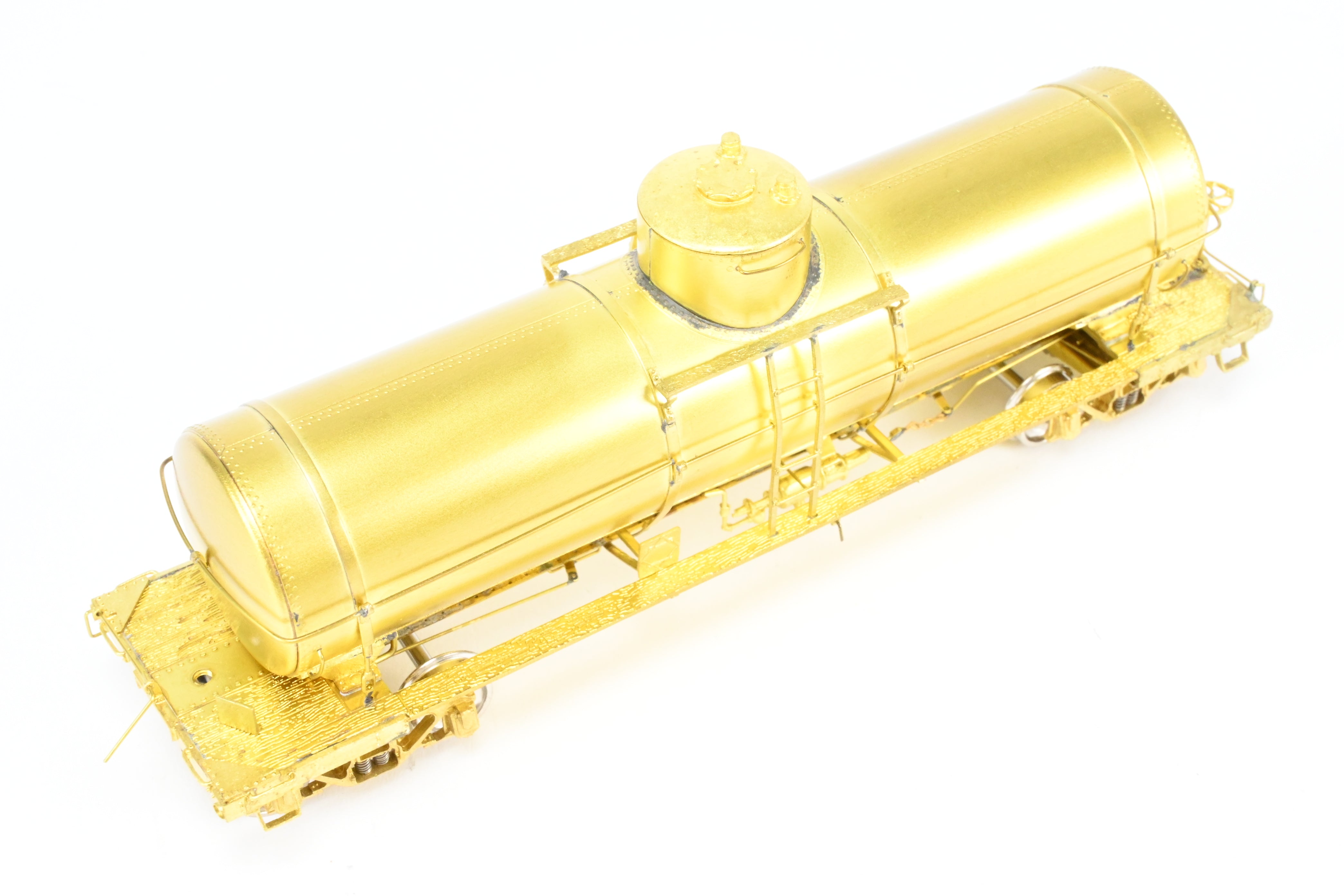 HO Scale Brass OMI - Overland Models, Inc. Union Tank Lines 10,000 Gallon Single - Dome Uninsulated Tank Car of Various Roads, Model Built in 1990s by Ajin in Korea