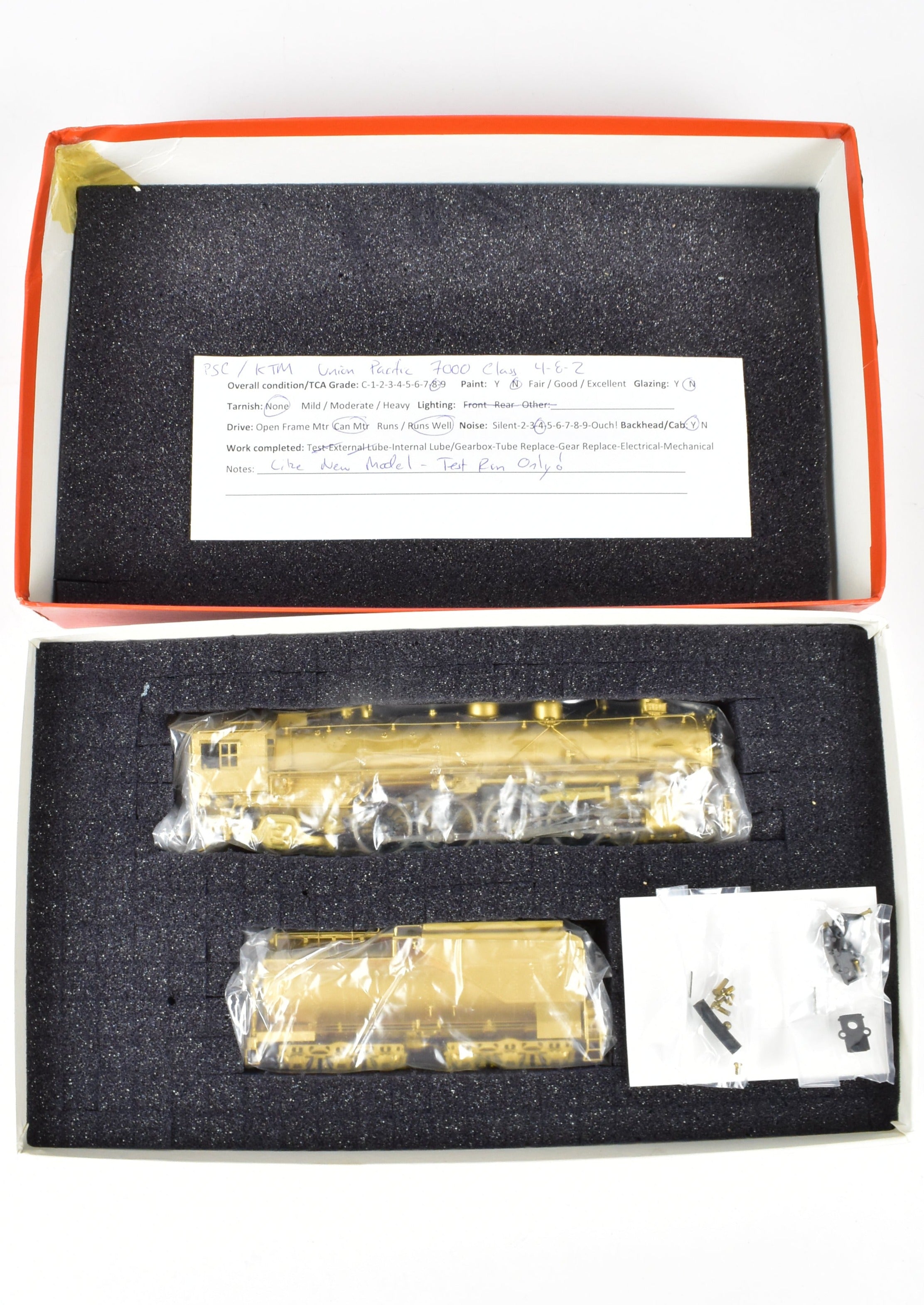 HO Brass Precision Scale Co. Union Pacific Class 7000 4-8-2 Improved Model