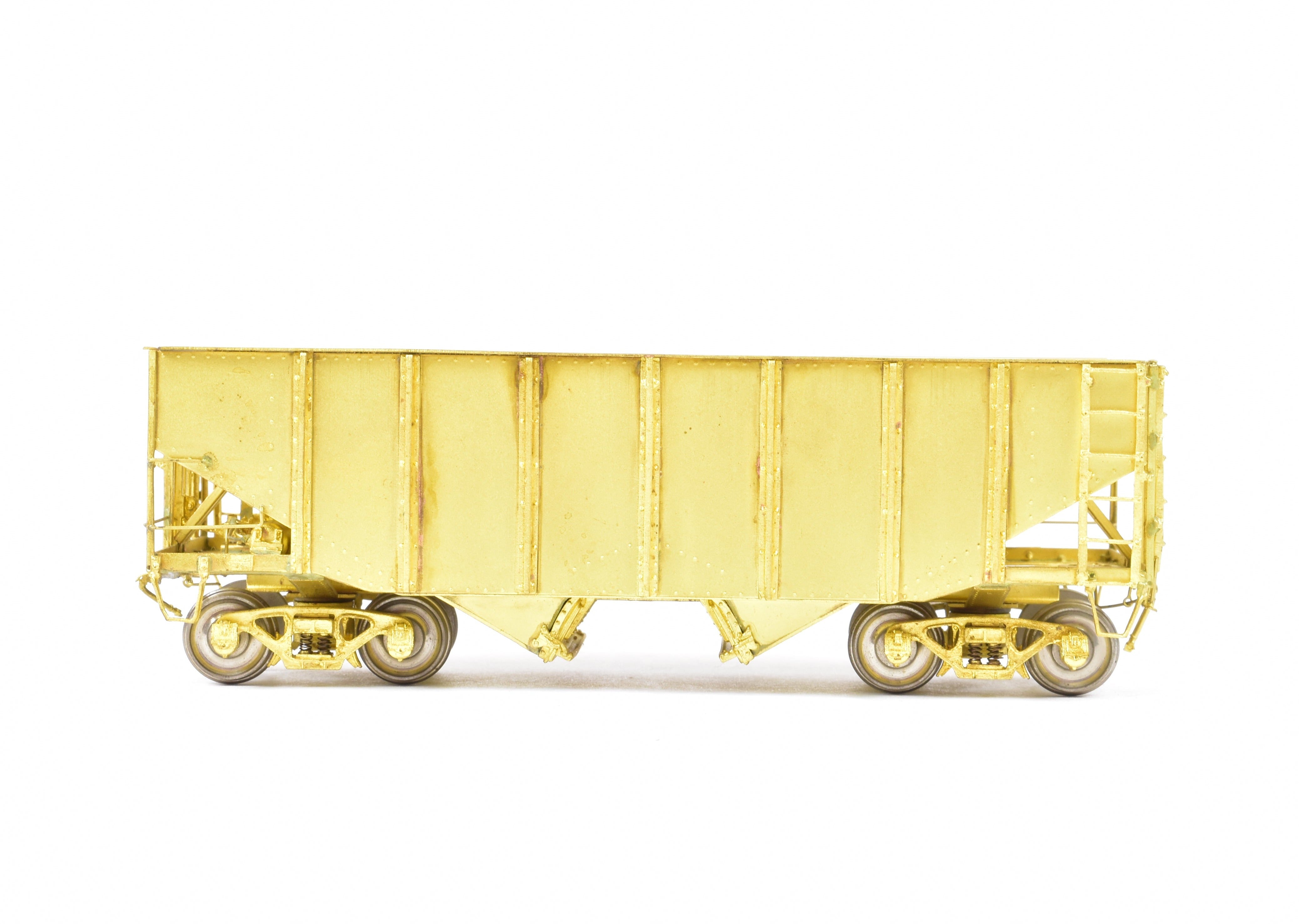 HO Scale Brass Western Maryland 55-Ton 2-Bay Hopper Car Model by Overland Models, Inc. (OMI)