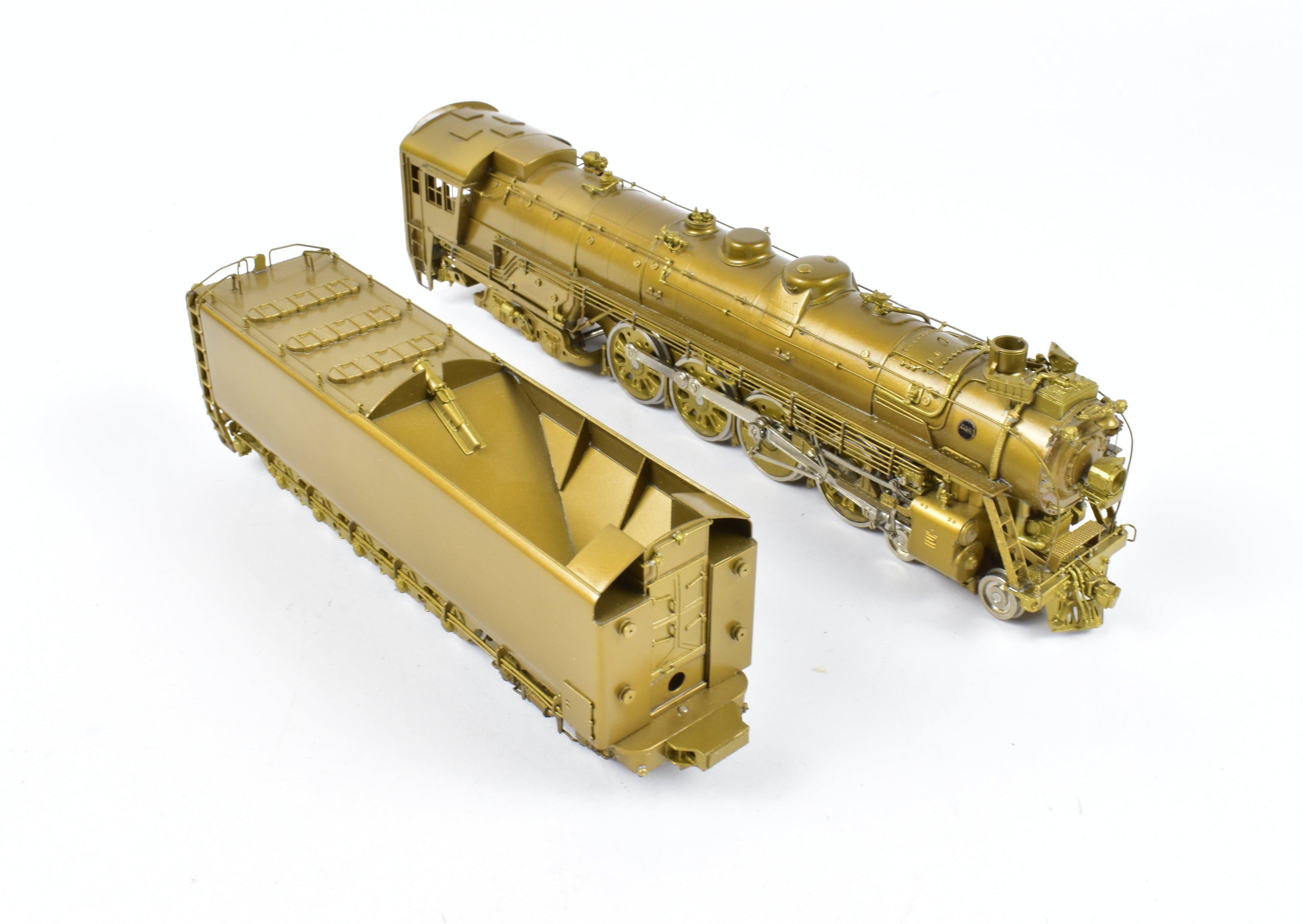 HO Scale Brass Model Train - Oriental Limited NP - Northern Pacific Class A - 5 4 - 8 - 4 Steam Locomotive