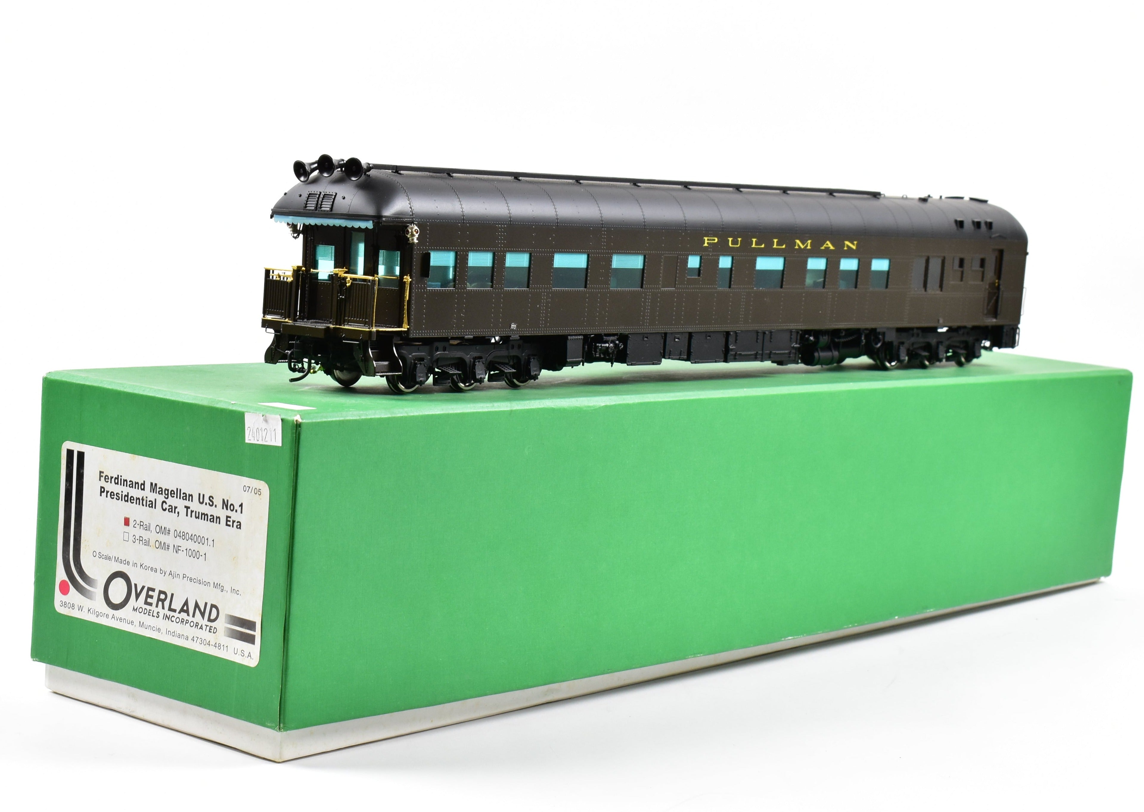 Brass OMI Overland 1:48 Scale Truman Era USN-1 Presidential Pullman Car Model