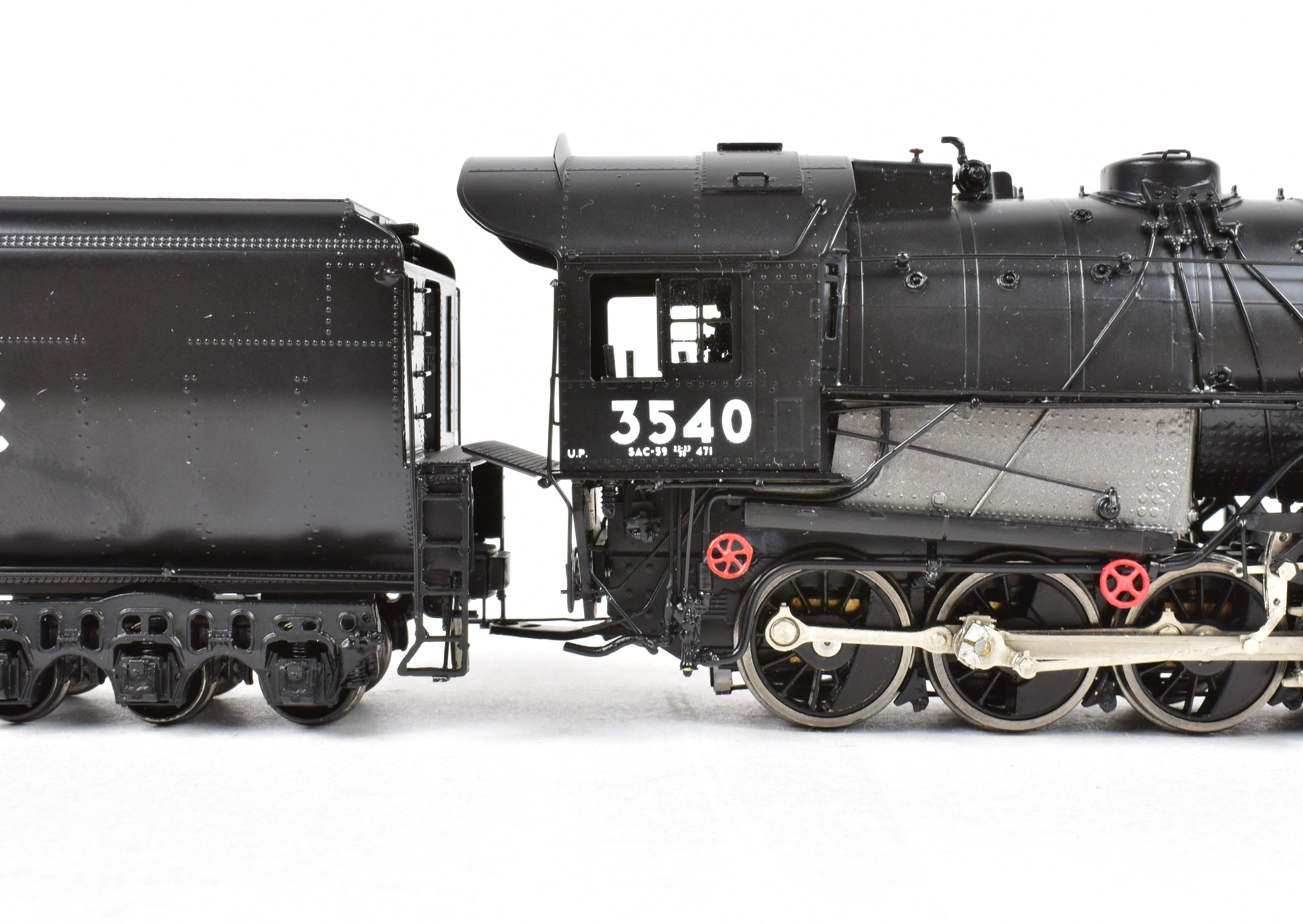 HO Scale Brass Union Pacific SAC 2-8-8-0 FP No. 3450 by Overland Models