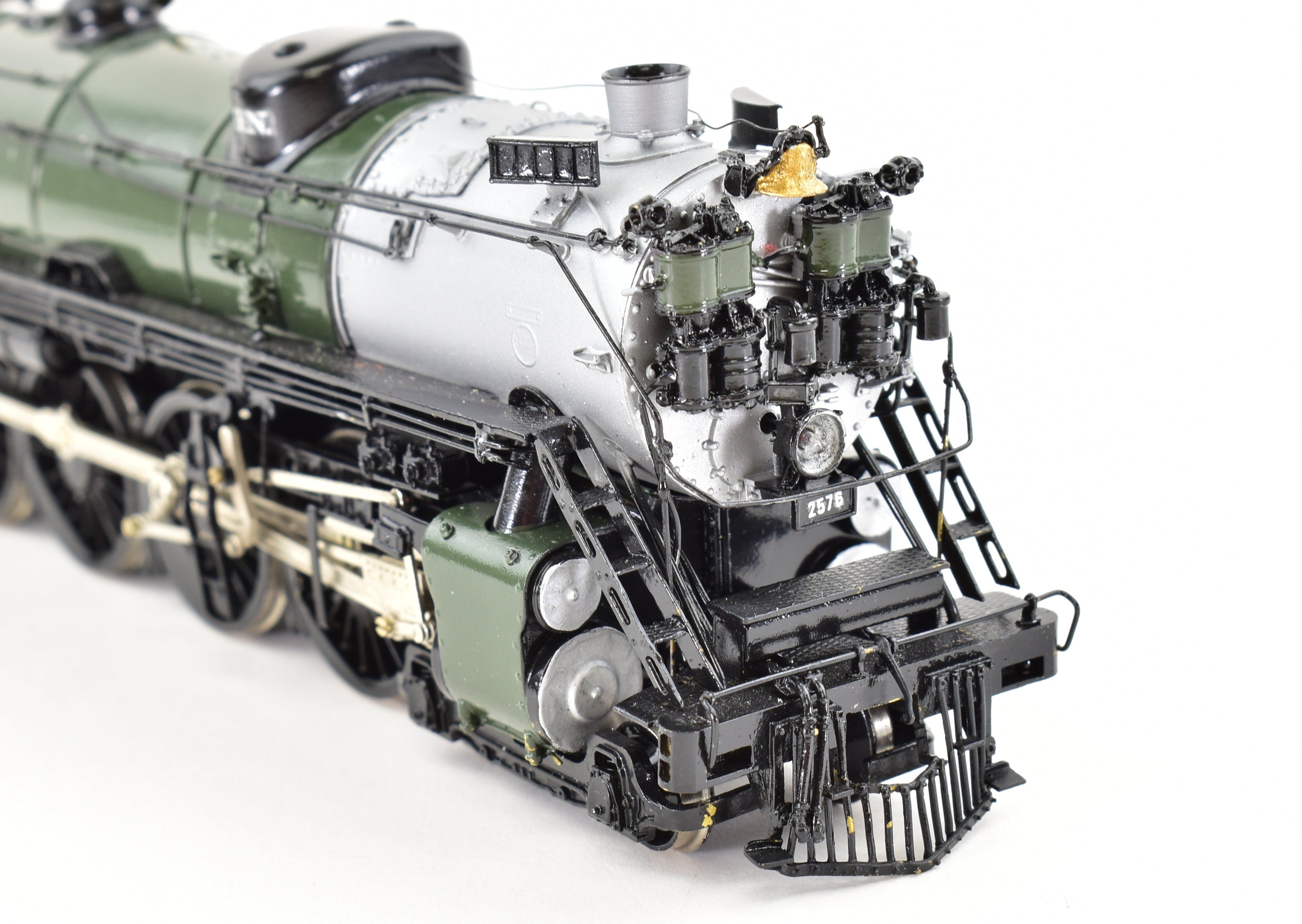 HO Scale Brass Model Train - Great Northern S-2 4-8-4 Professionally Painted in Glacier Park Scheme by Westside Model Co. GN