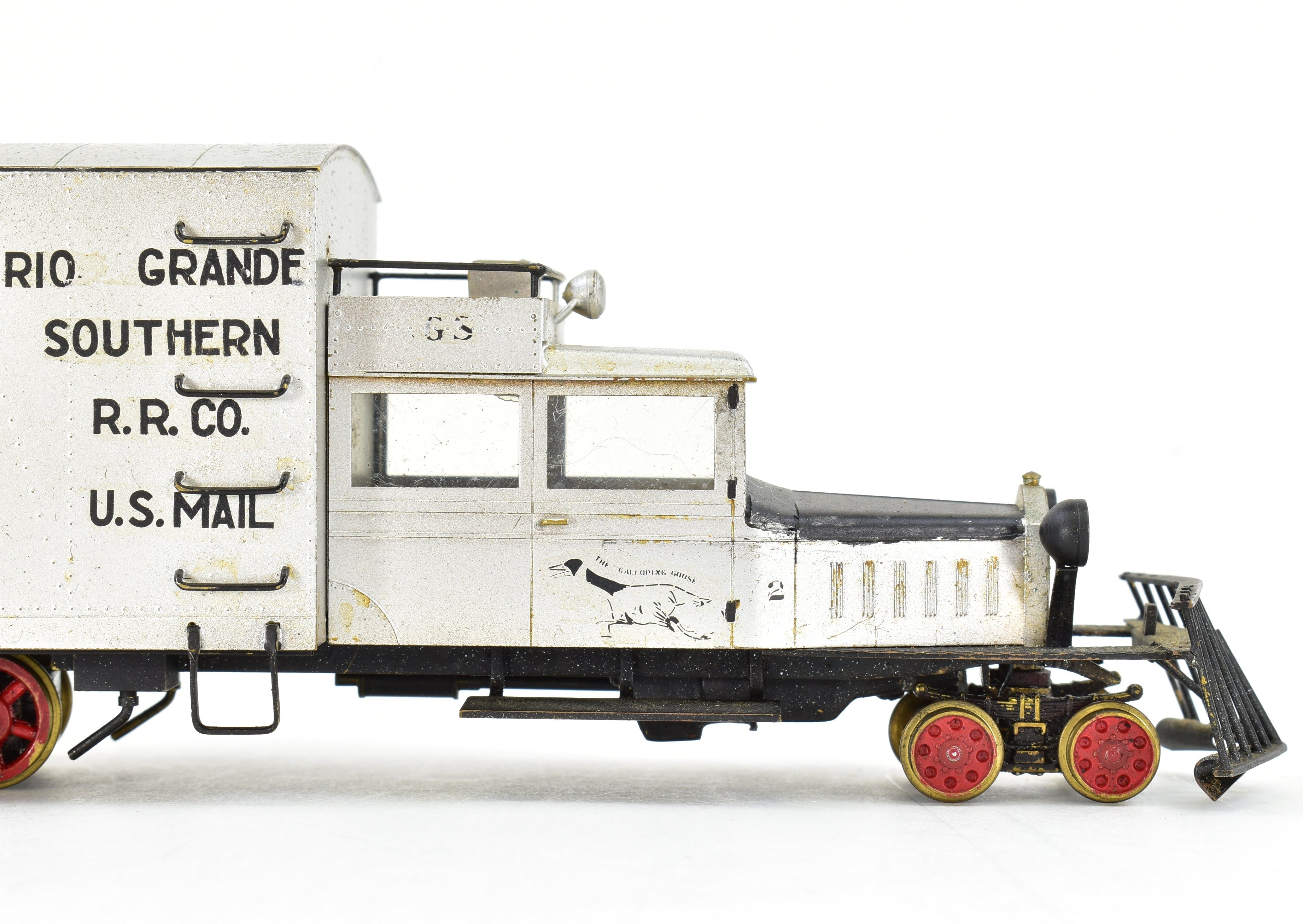 Custom Painted Rio Grande Southern Galloping Goose #2 - On3 Brass LMB Models RGS