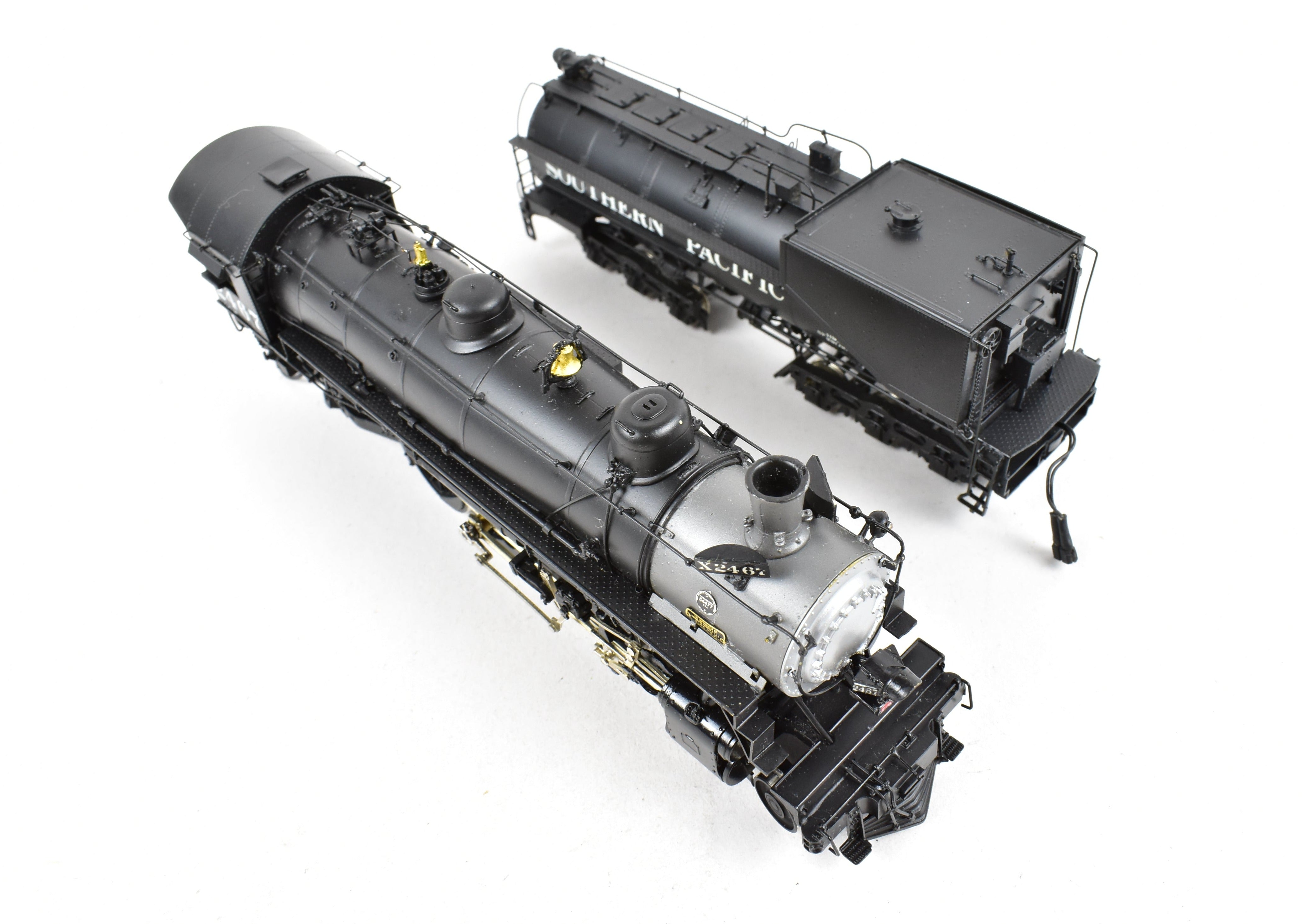 HO Scale Brass Precision Model Train by Precision Scale Co. - Southern Pacific Class P - 8 4 - 6 - 2 Steam Locomotive Custom Painted with Number 2467