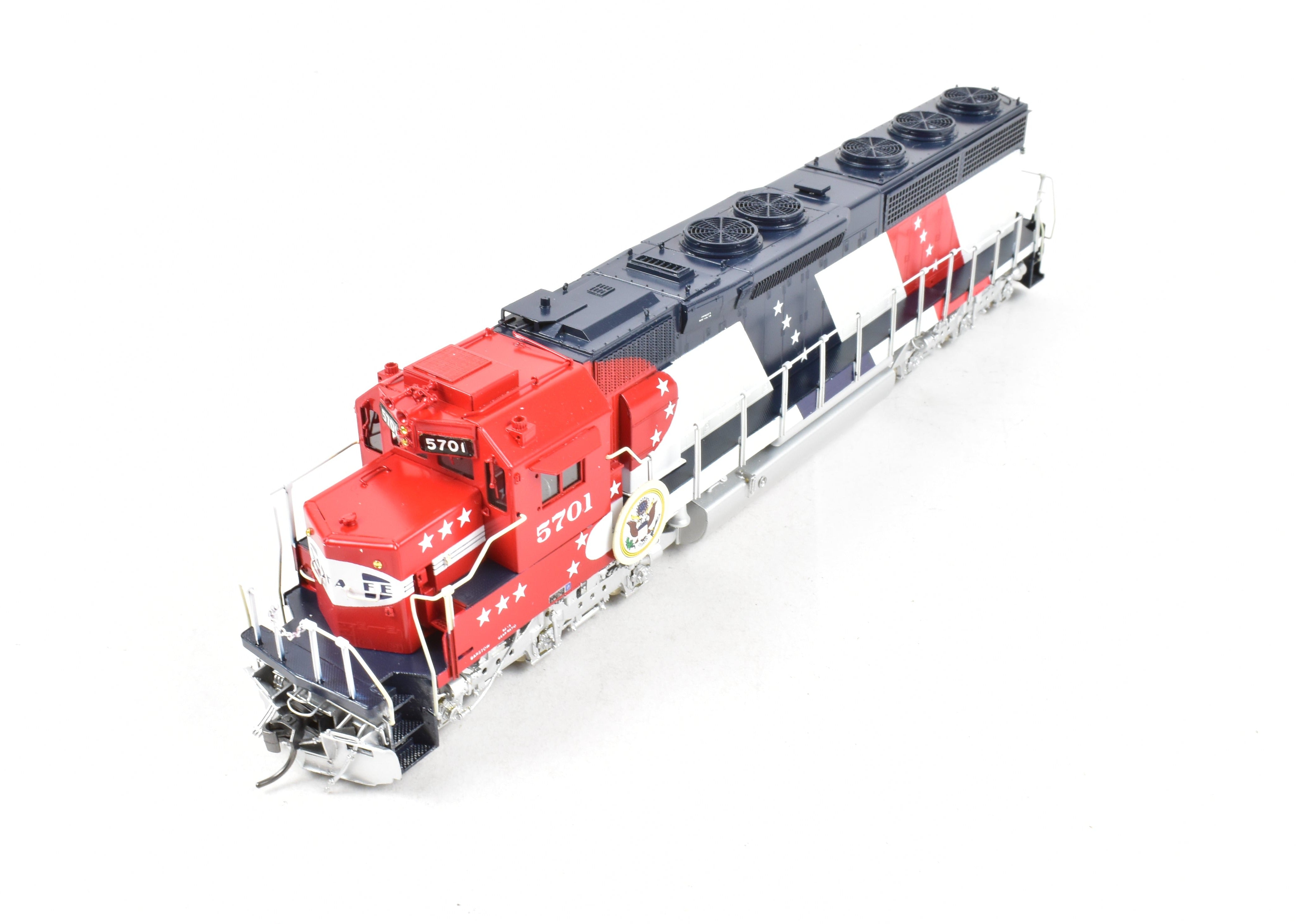 HO Brass OMI Overland Models Inc AT&SF Santa Fe SD45-2 Bicentennial Factory Custom Painted