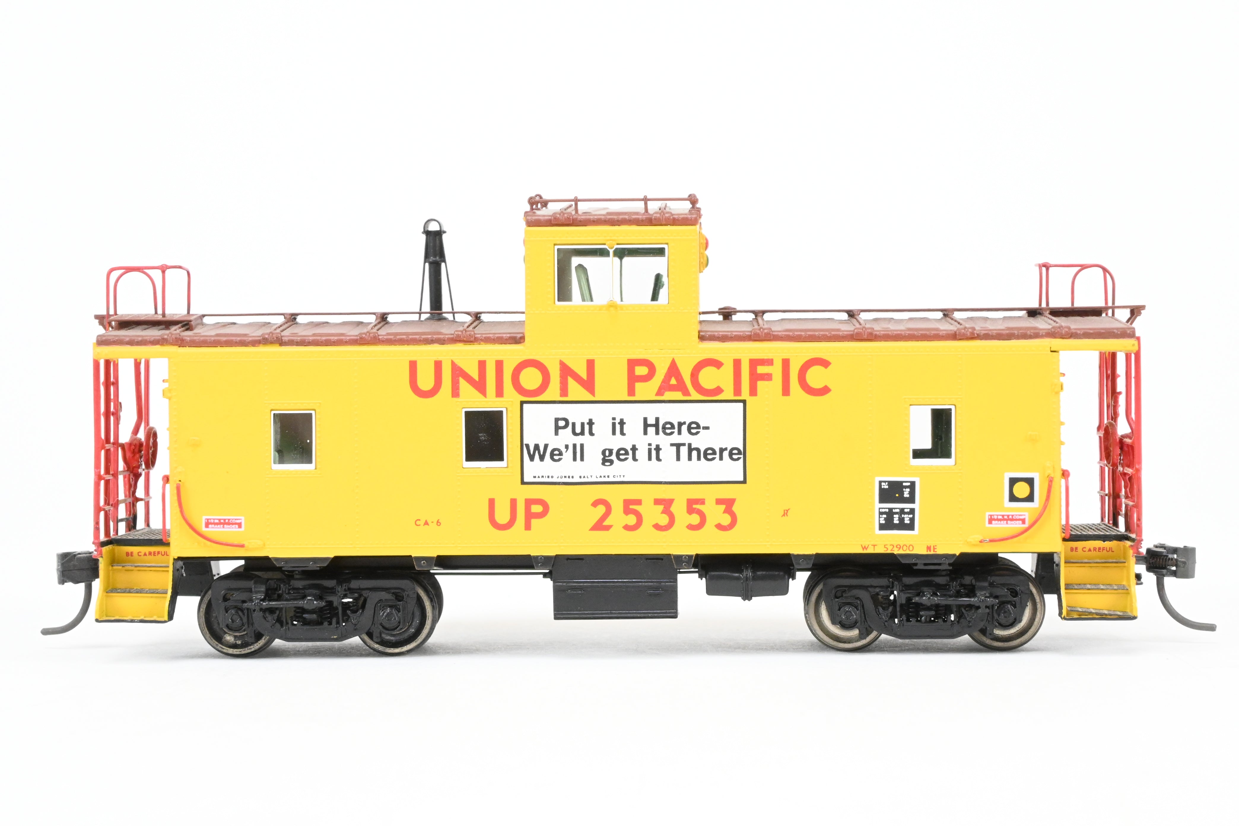 HO Scale Brass Union Pacific CA-6 Caboose FP No. 25353 by OMI