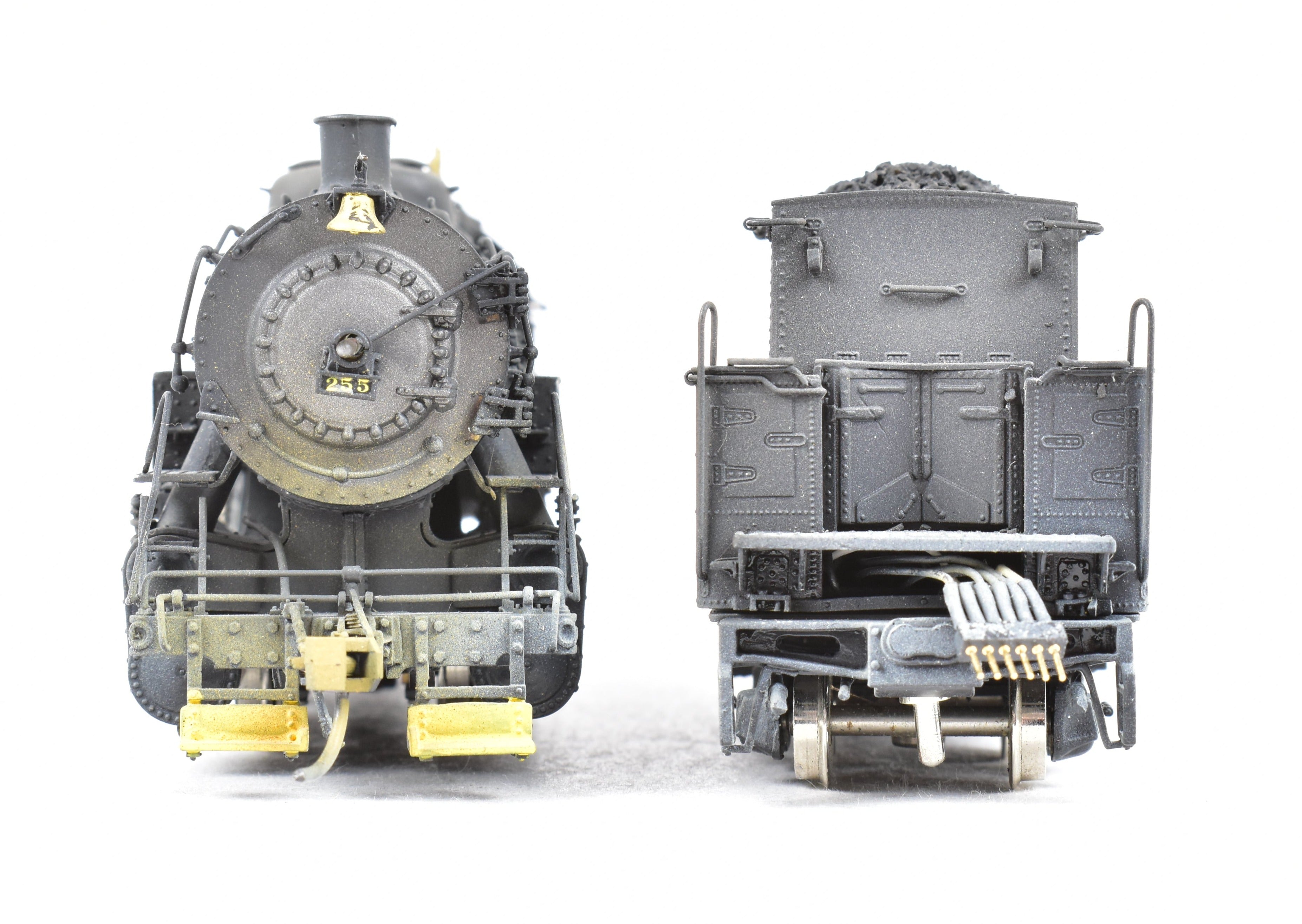 HO Scale Brass Precision Scale Co. Chesapeake & Ohio Class C - 16 0 - 8 - 0 FP Model Locomotive with Weathered No. 255, Equipped with DCC & Sound Function