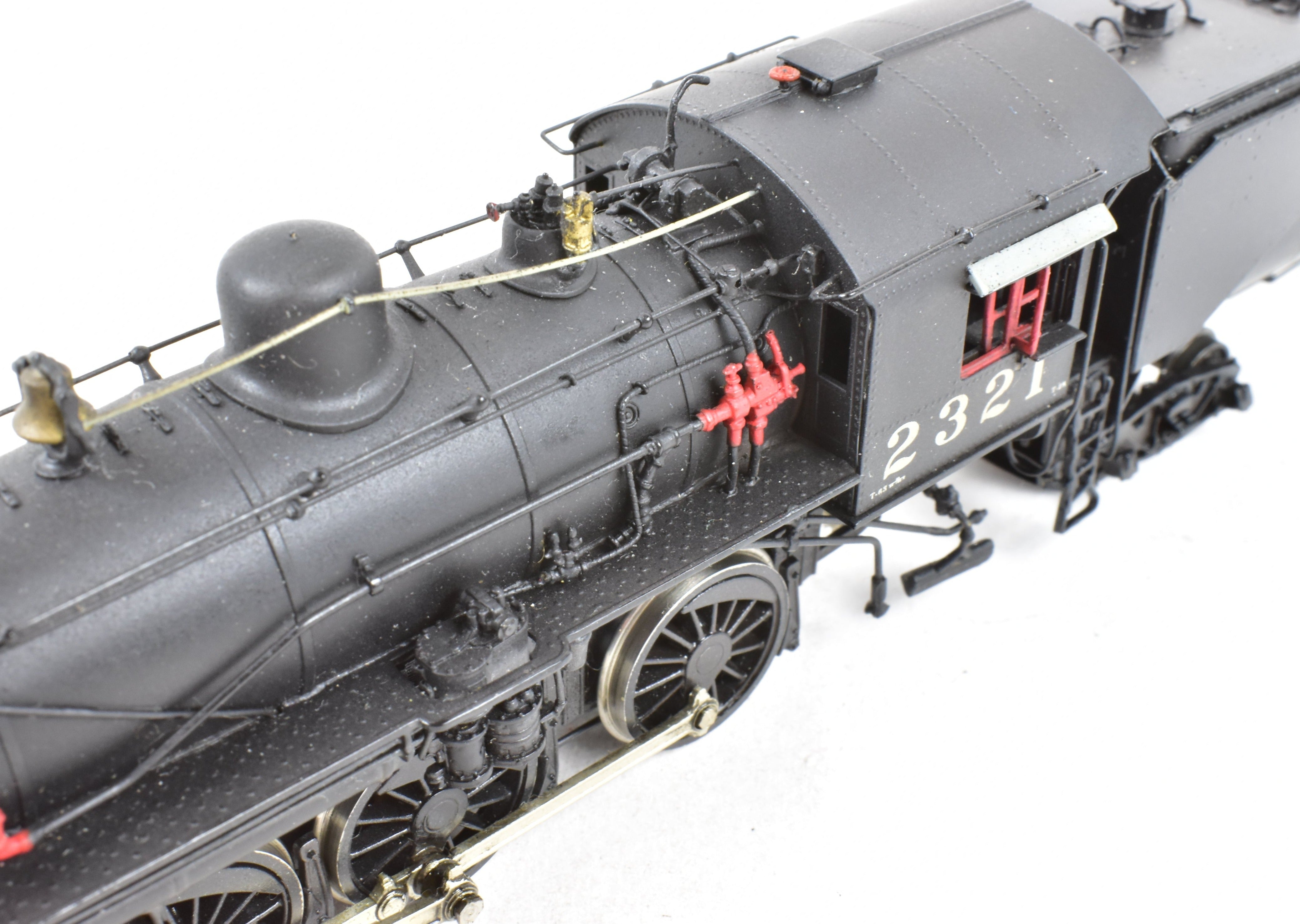 HO Scale Brass Model Train - Precision Scale Co. SP (Southern Pacific) Class T - 28 4 - 6 - 0 Factory Painted with Added DCC Functionality