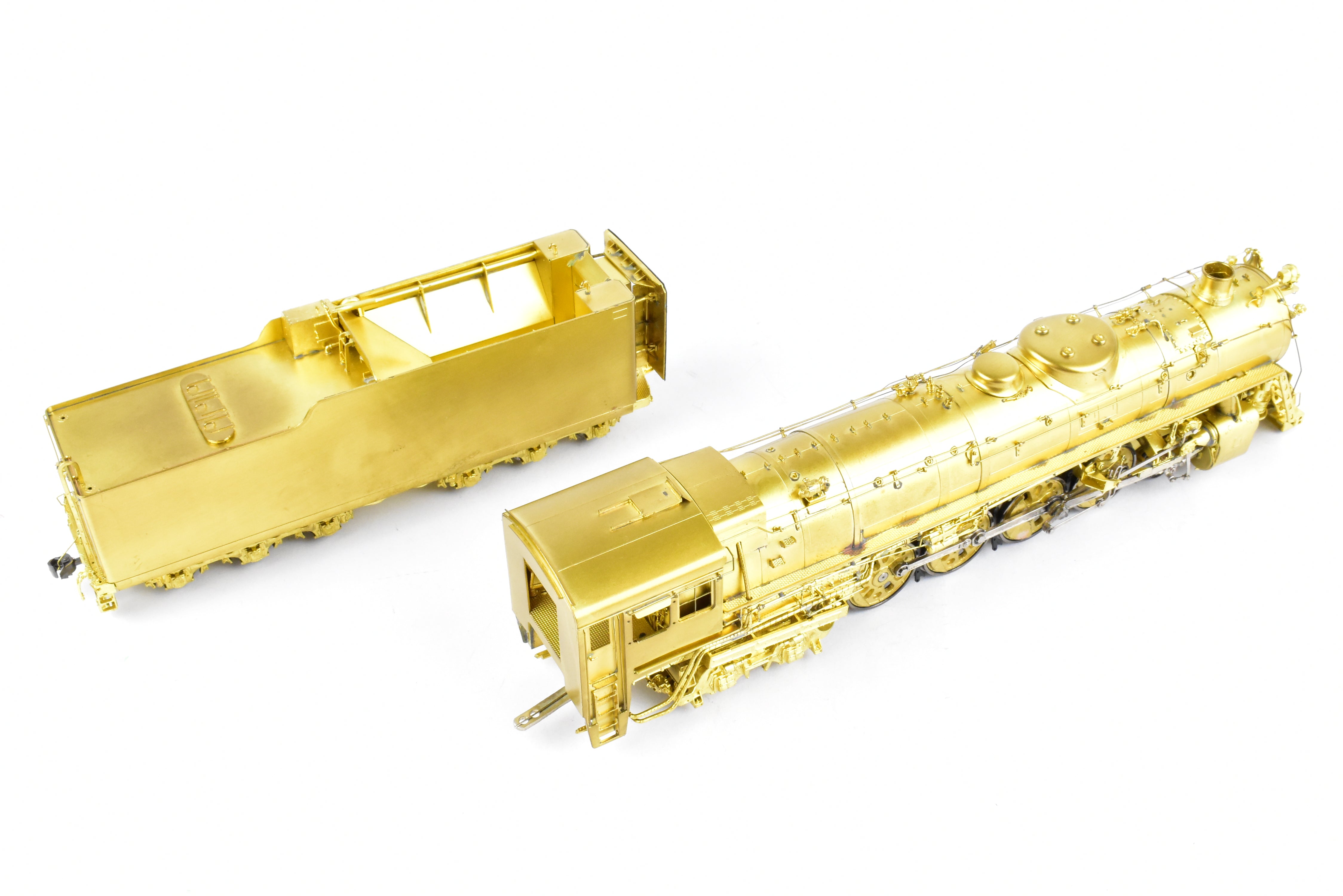 HO Scale Brass Model Train - Overland Models, Inc. MILW - Milwaukee Road S2a Class 4-8-4 Steam Locomotive with Squared Boiler Front, as Rebuilt, Close Domes