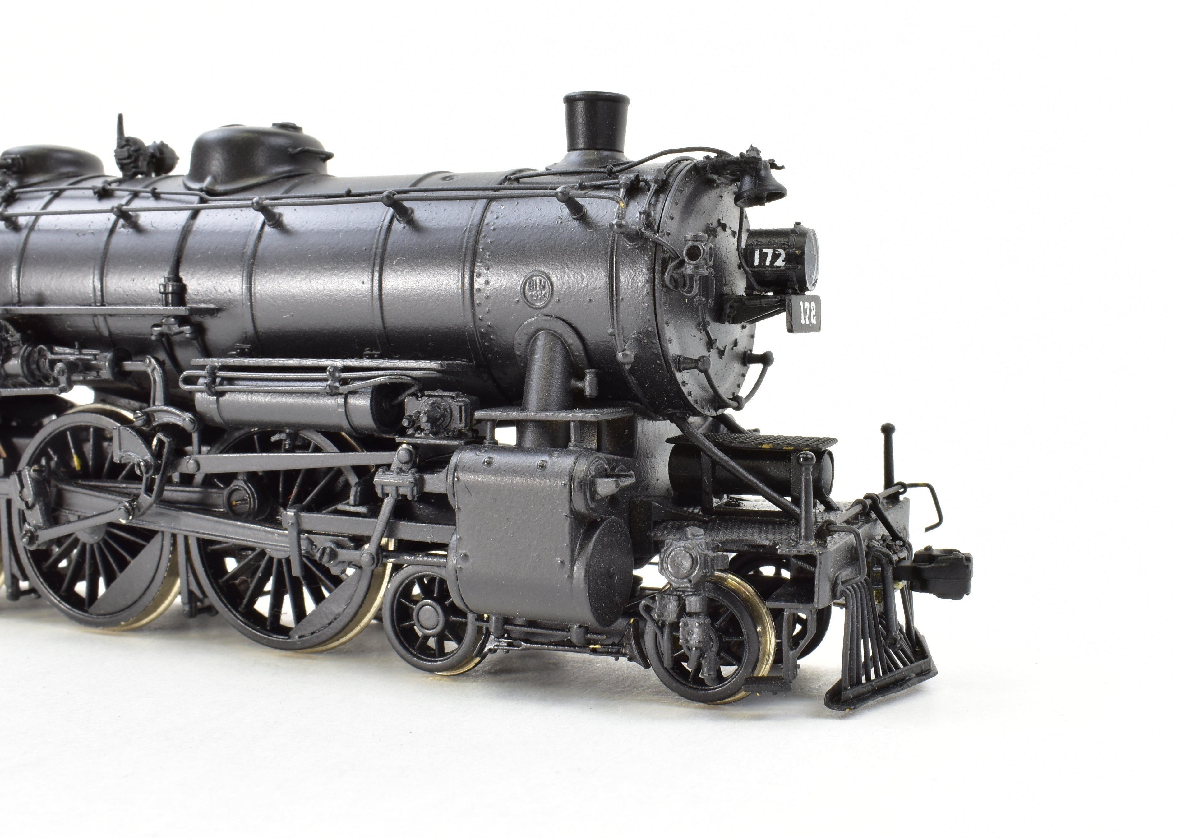 HO Scale Brass Model Train - Empire Midland Reading G2sa #175 4-6-2 Pacific Steam Locomotive CP No. 172 Equipped with Northwest Short Line (NWSL) Gearbox