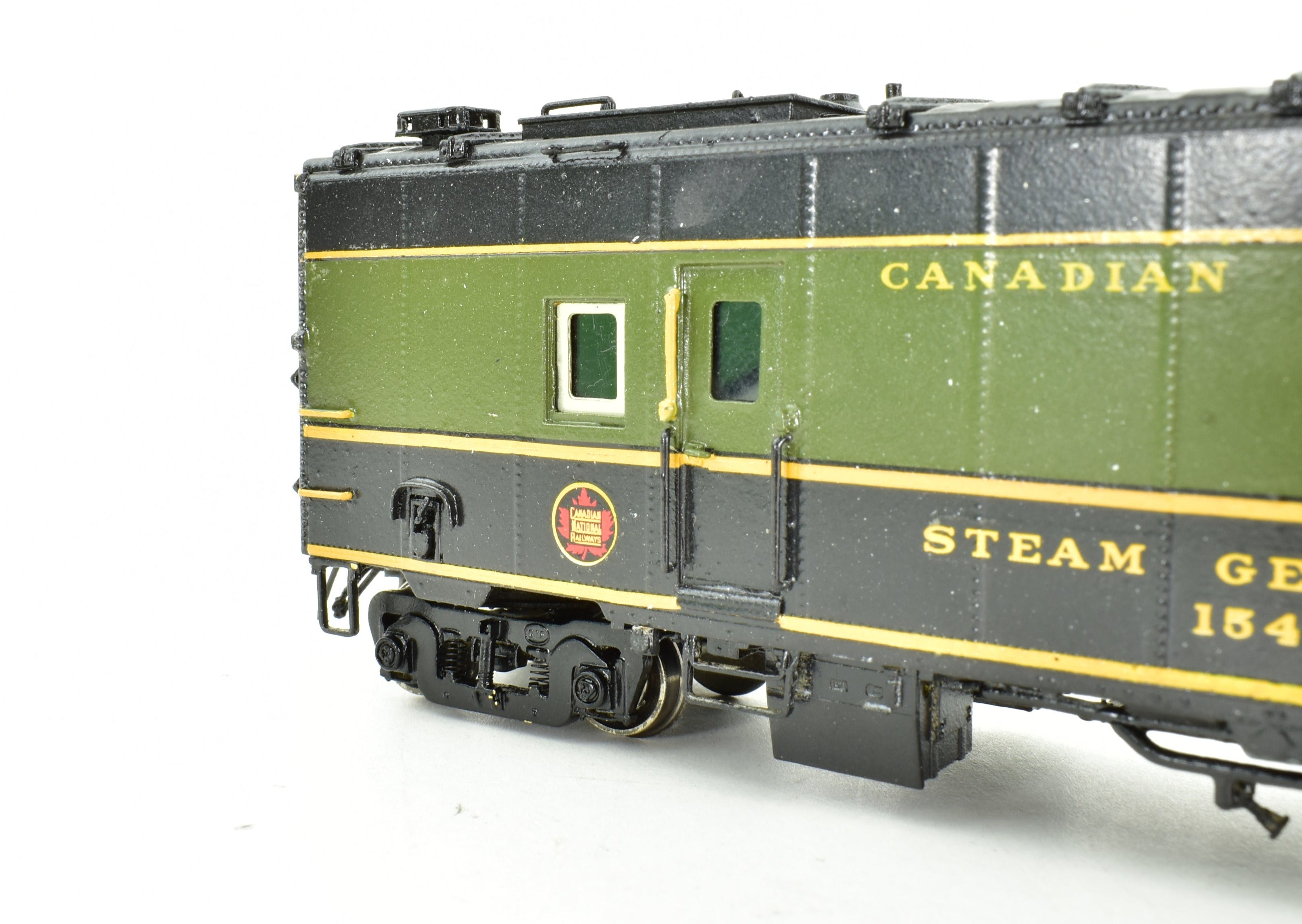 HO Scale Brass OMI - Overland Models, Inc. Custom - Painted Steam Heater Car for Canadian National Railway (CNR)