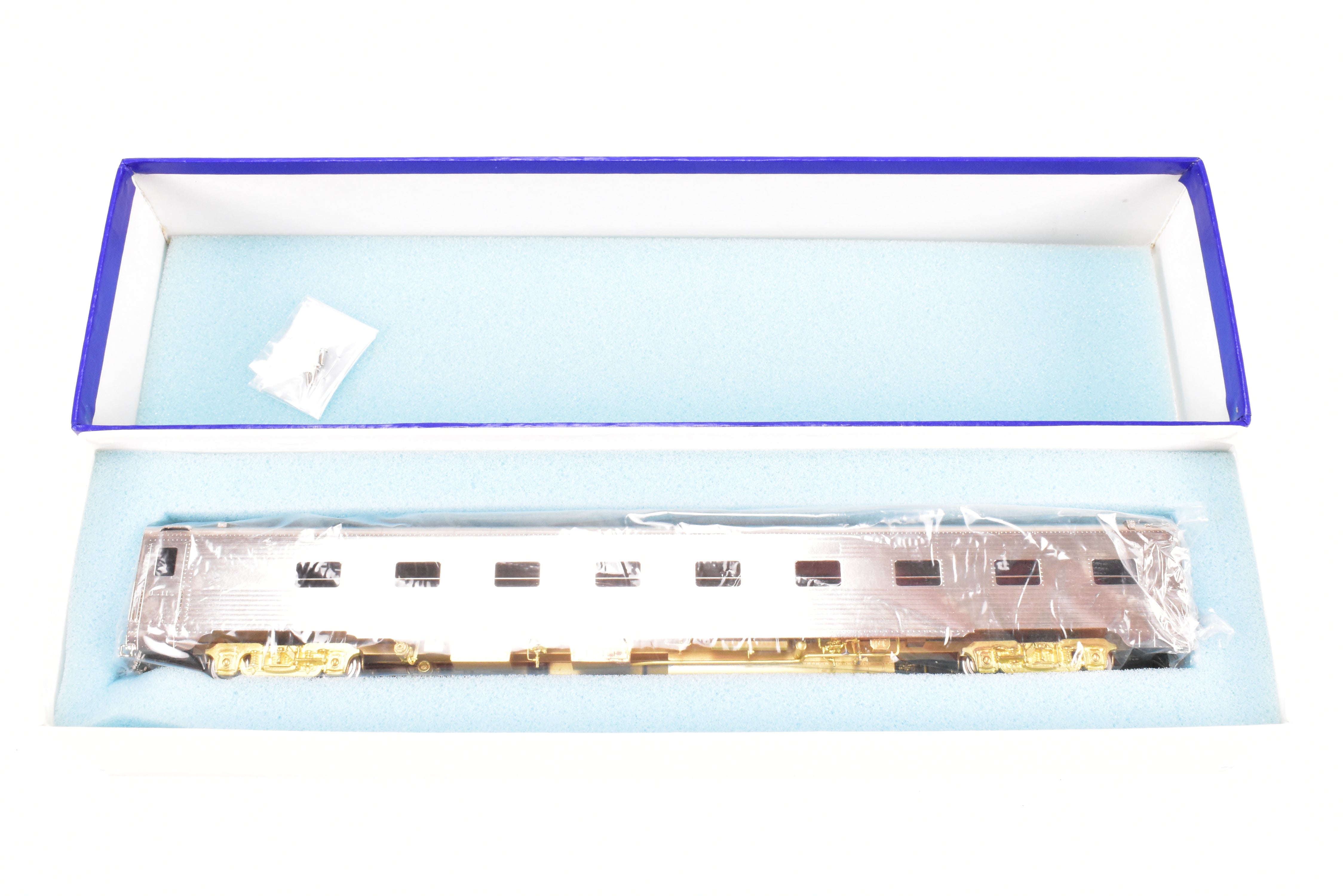 HO Scale Brass Model Train - Cascade Models AT&SF - Santa Fe ACF Regal Series 4-4-2 Sleeper with Deskirted Design