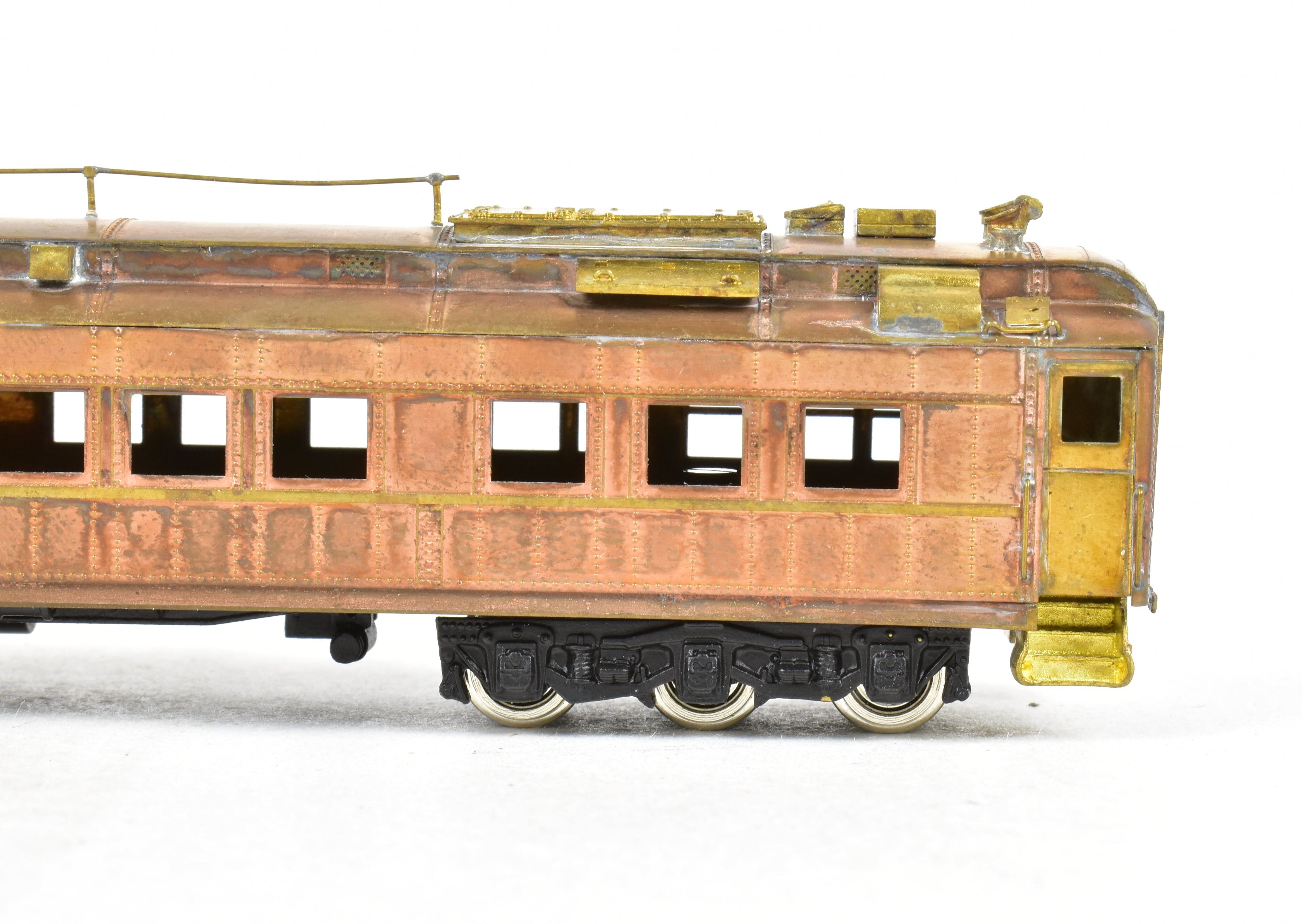 N Scale Brass ATSF - Santa Fe Heavyweight Business Car #9/10, AS-IS Condition