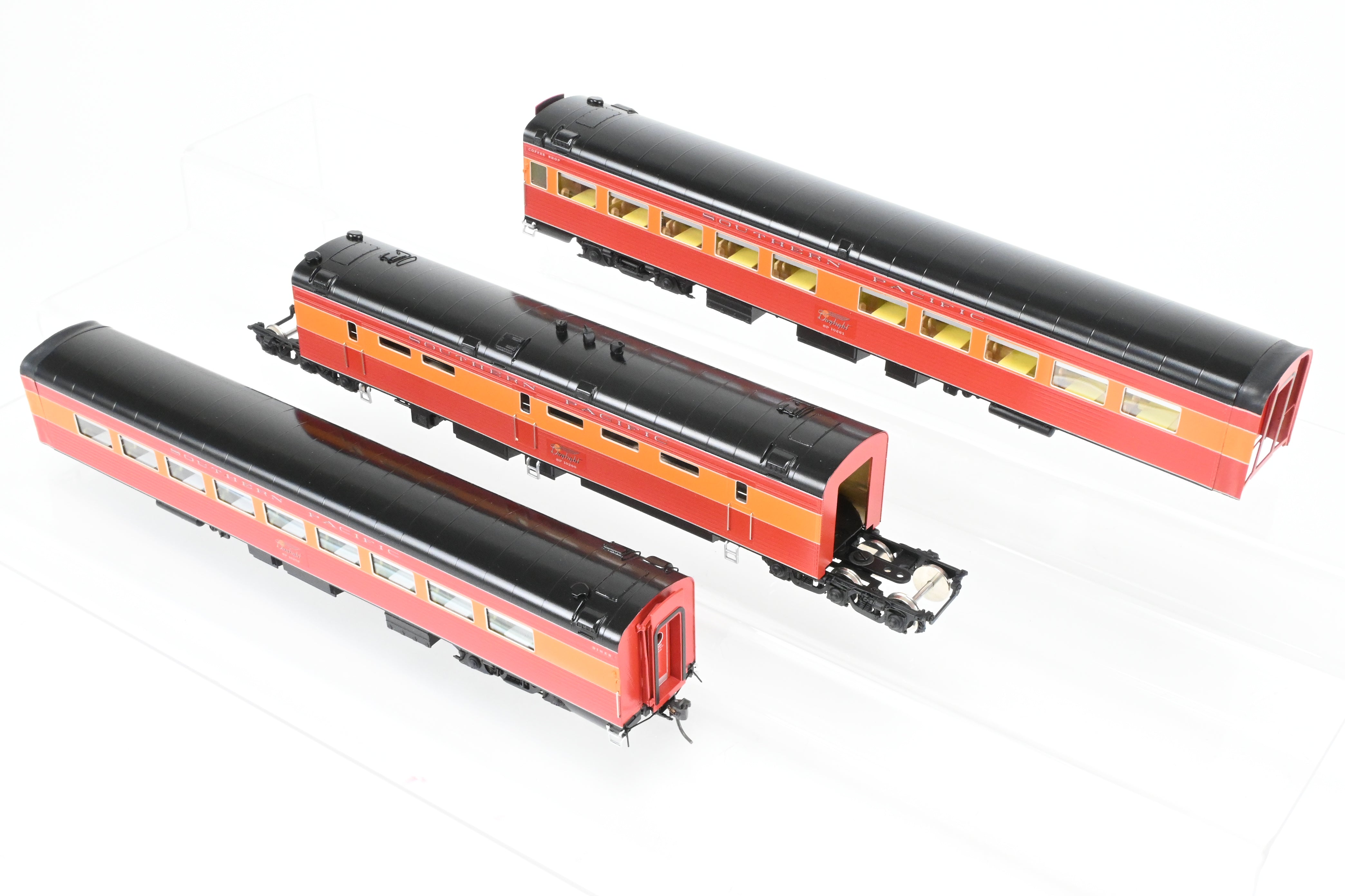 HO Scale Brass CON CIL - Challenger Imports Model Train Set - Southern Pacific 1955 Morning Daylight 10 - Car Full Train Set FP
