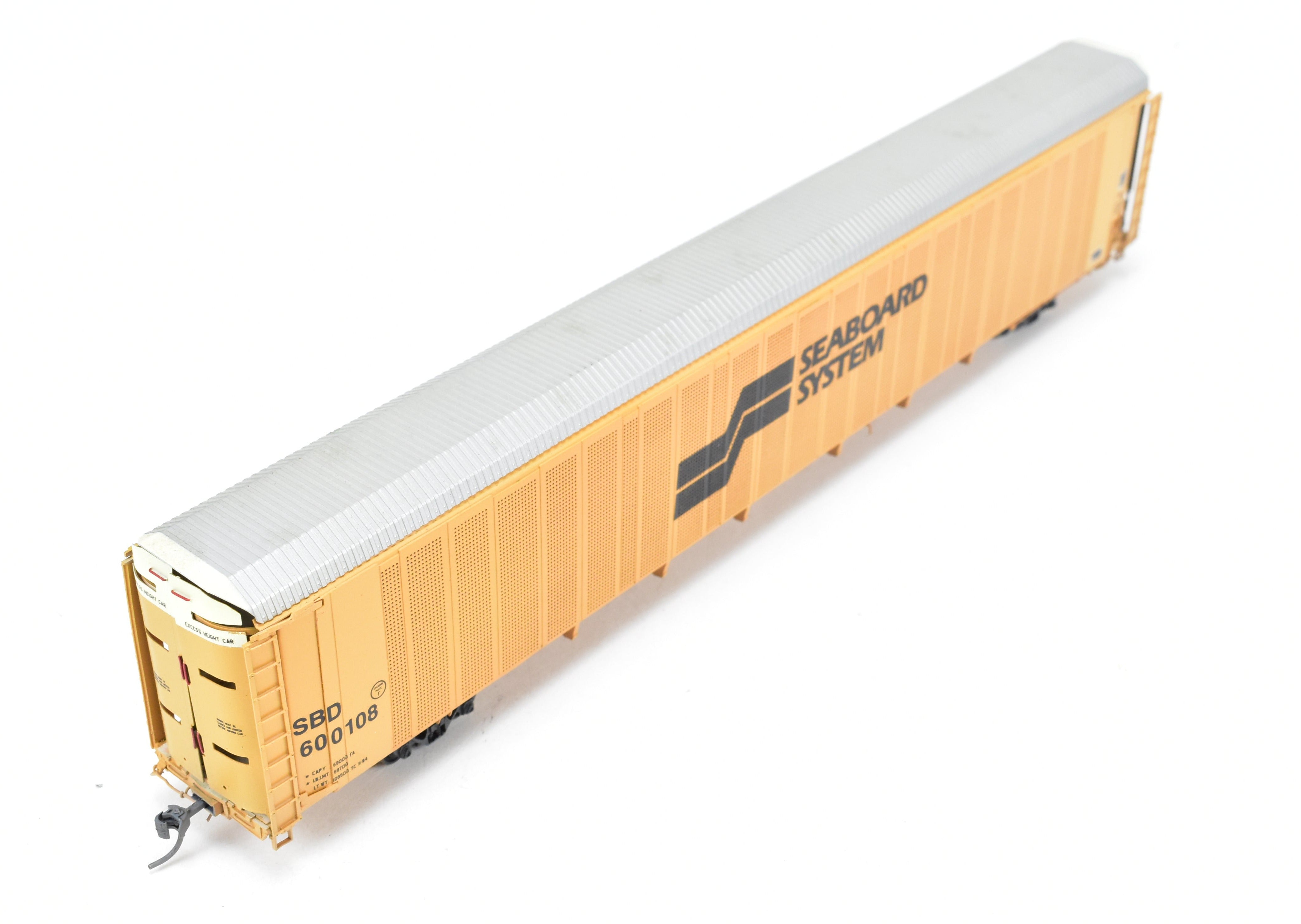 HO Brass OMI Overland Models Seaboard System Auto Rack No. 600108