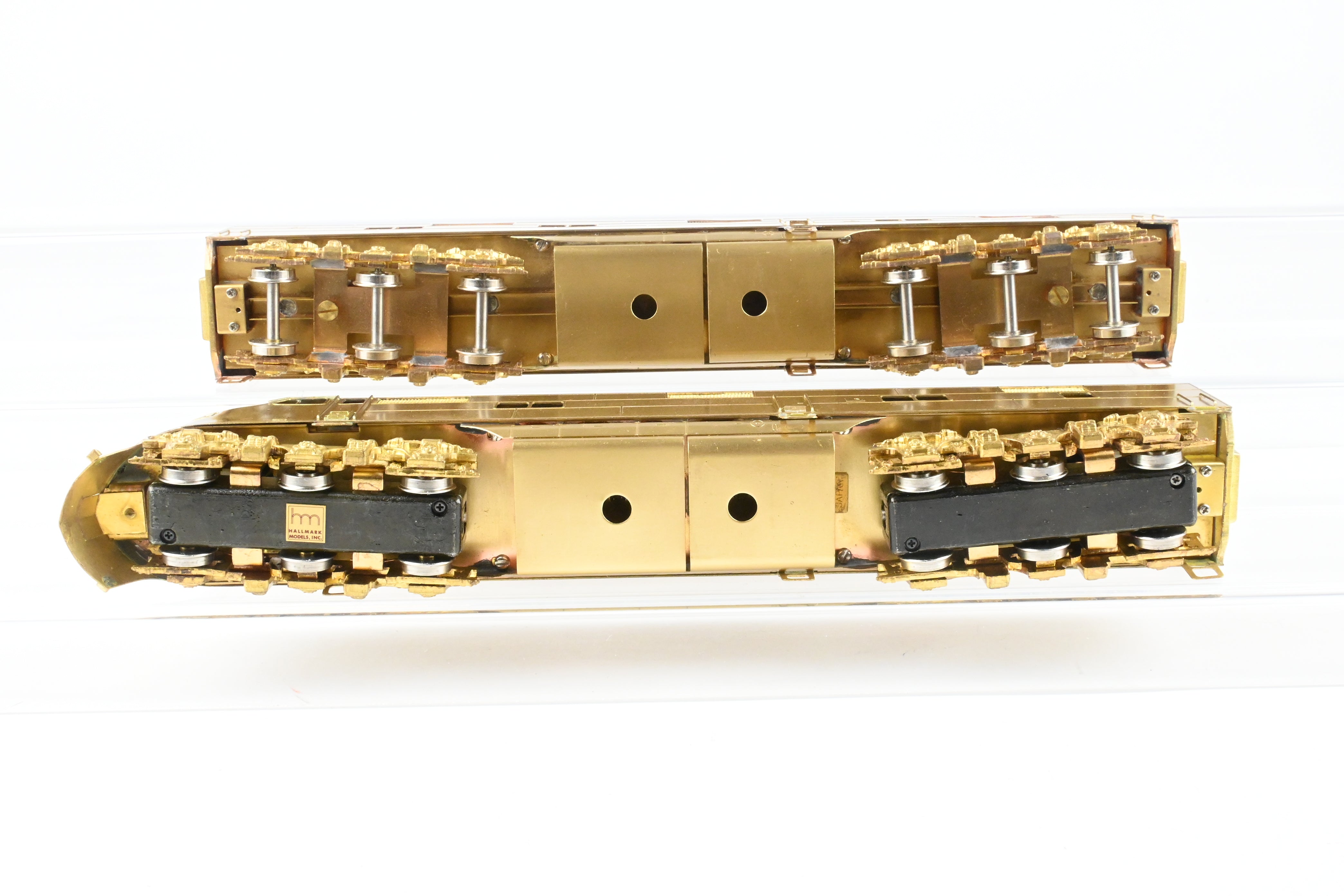 HO Scale Brass Hallmark Model Train Sets of Various Roads - EMD E3/6 A/B Set with Powered A Unit and Unpowered B Unit