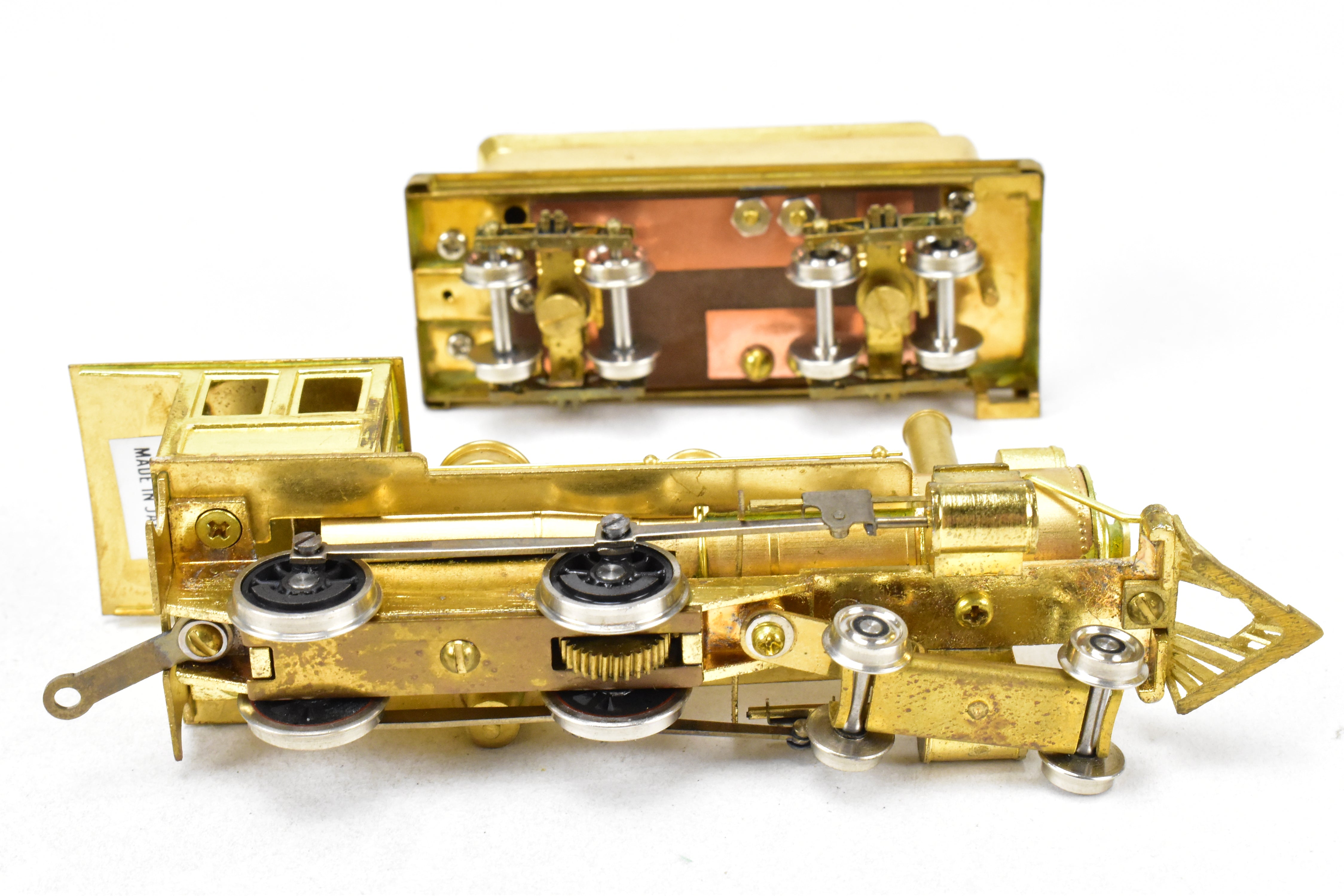 HOn3 Scale Brass Model Train - American 4-4-0 Locomotive from Far East Distributors, Spartan Series Circa 1910