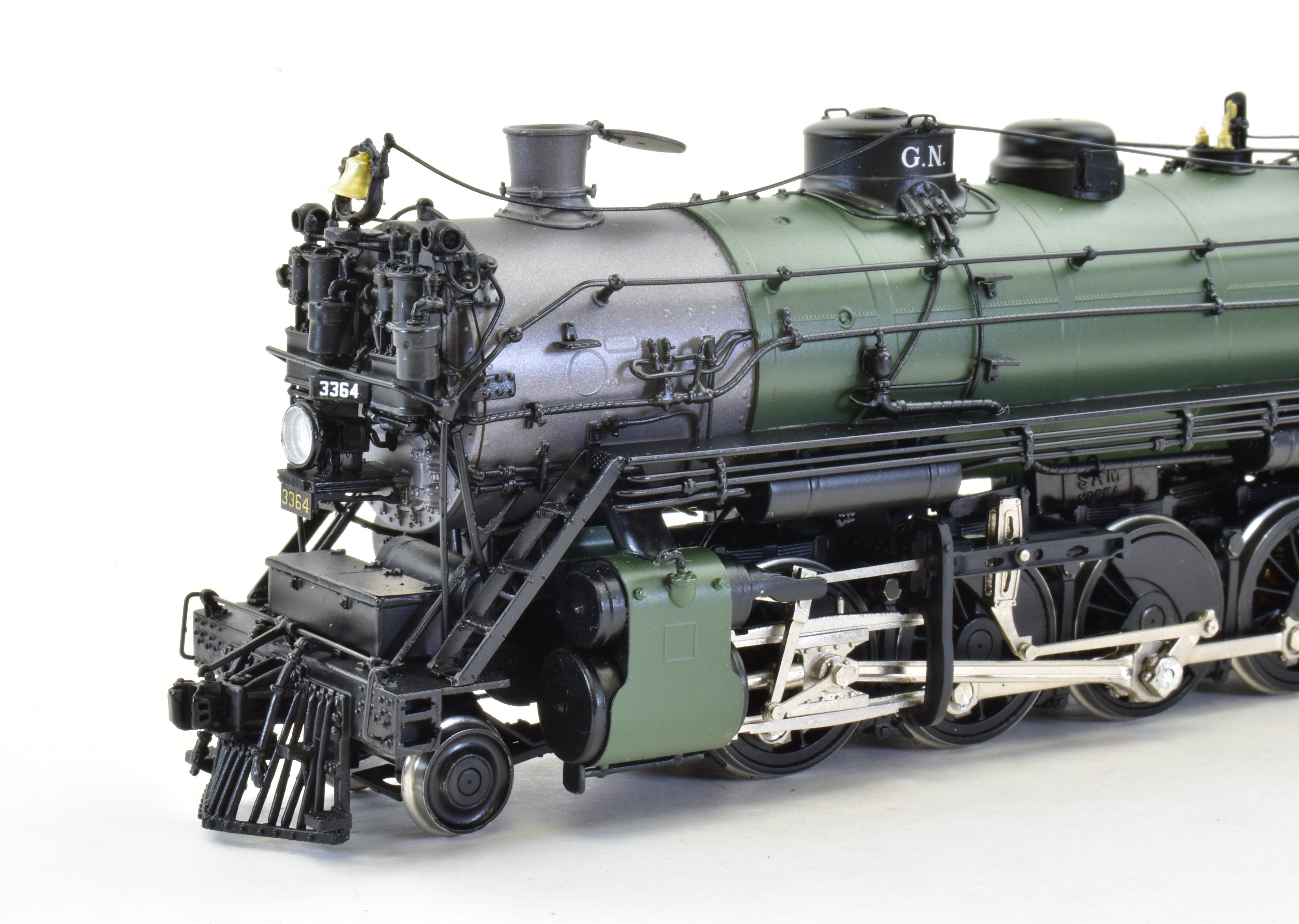 HO Scale Brass Model Train Engine - W&R Enterprises Great Northern O - 6 2 - 8 - 2 Version 2, FP #3364