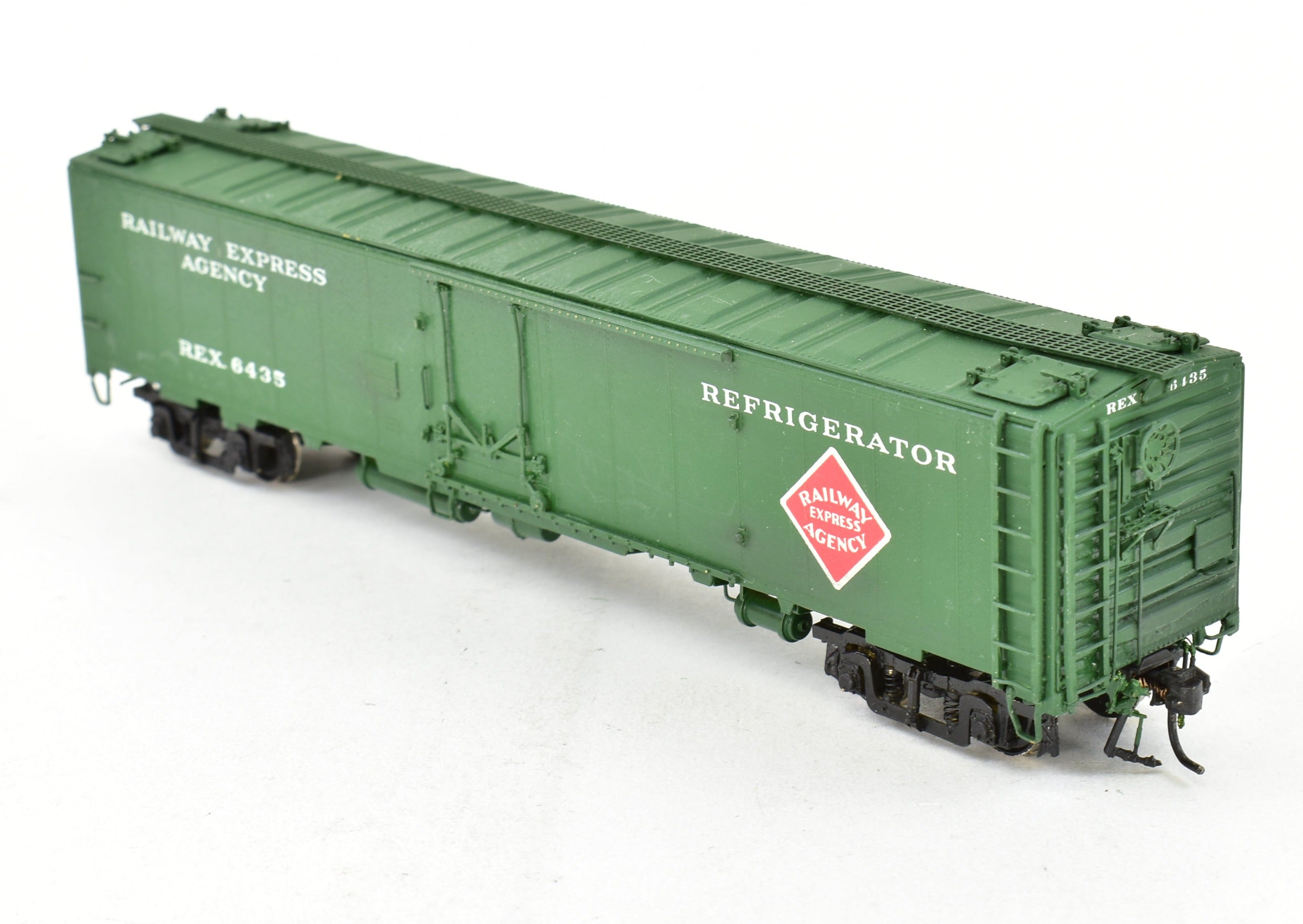 HO Brass Precision Scale Co. Railway Express Agency Ice Refrigerator Car CP Model