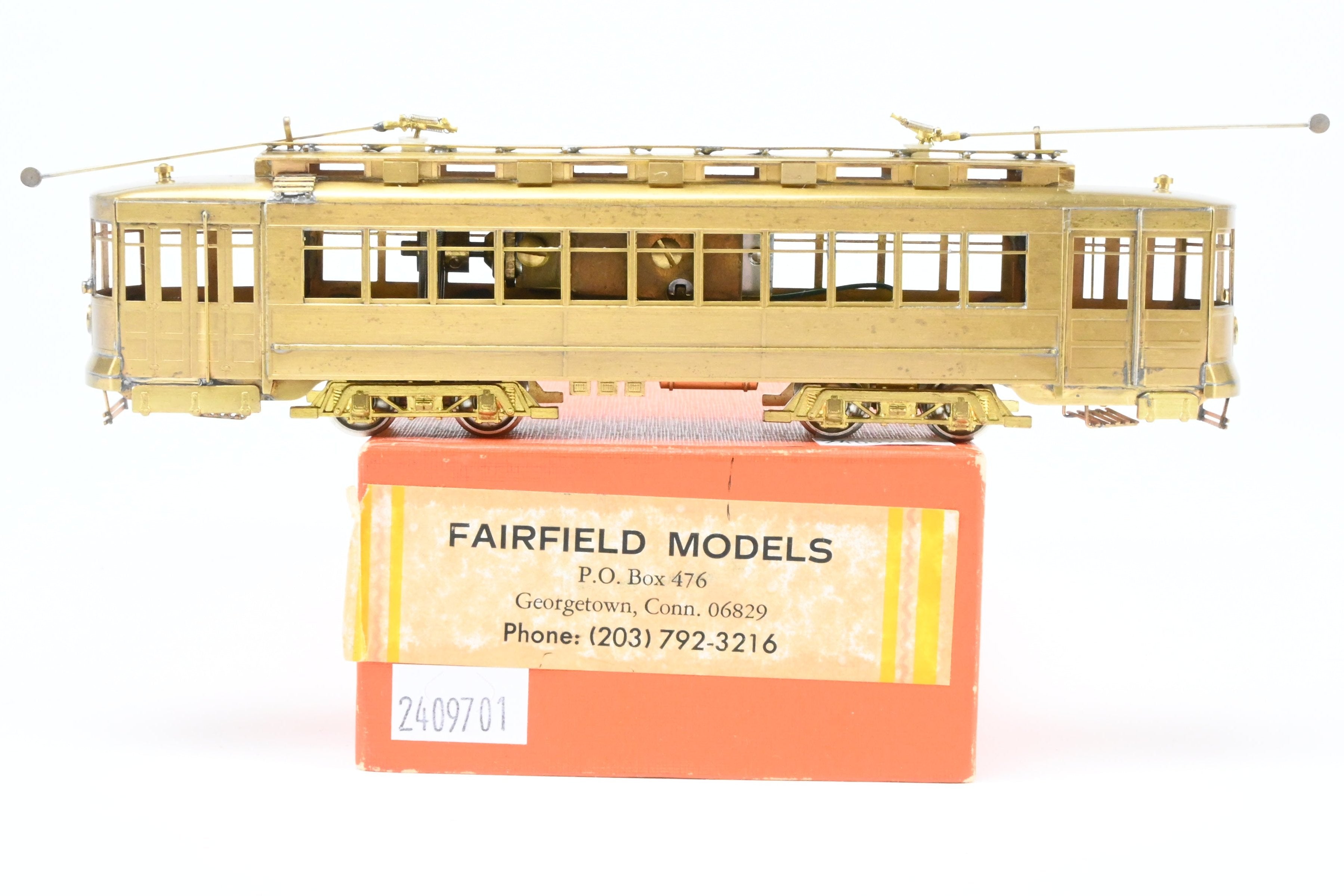 HO Scale Brass Chicago Surface Lines Pullman Car Model - Fairfield Models 343 CSL