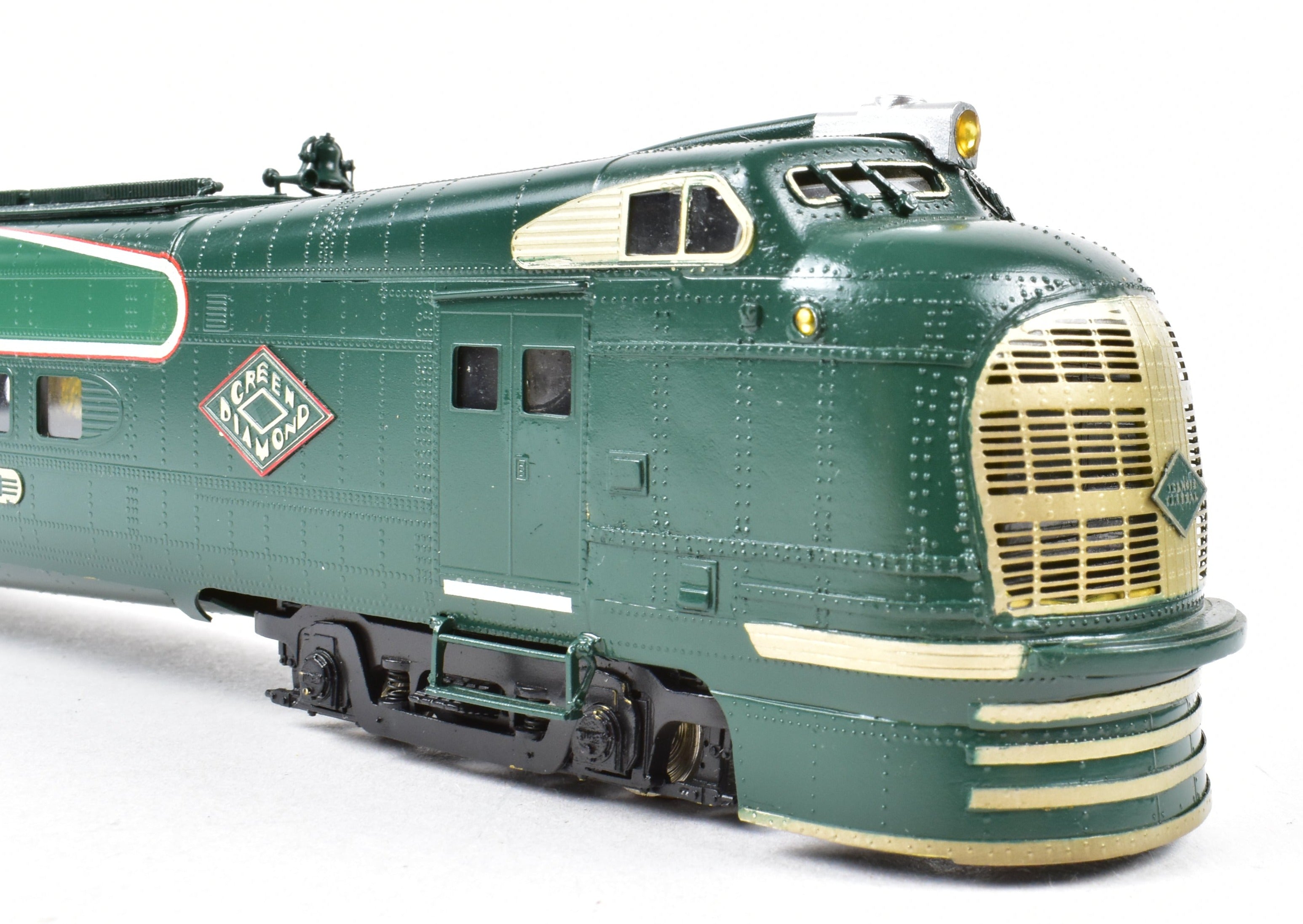 HO Brass CON OMI - Overland Models IC Illinois Central 5 - Car Articulated Factory - Painted Train Set