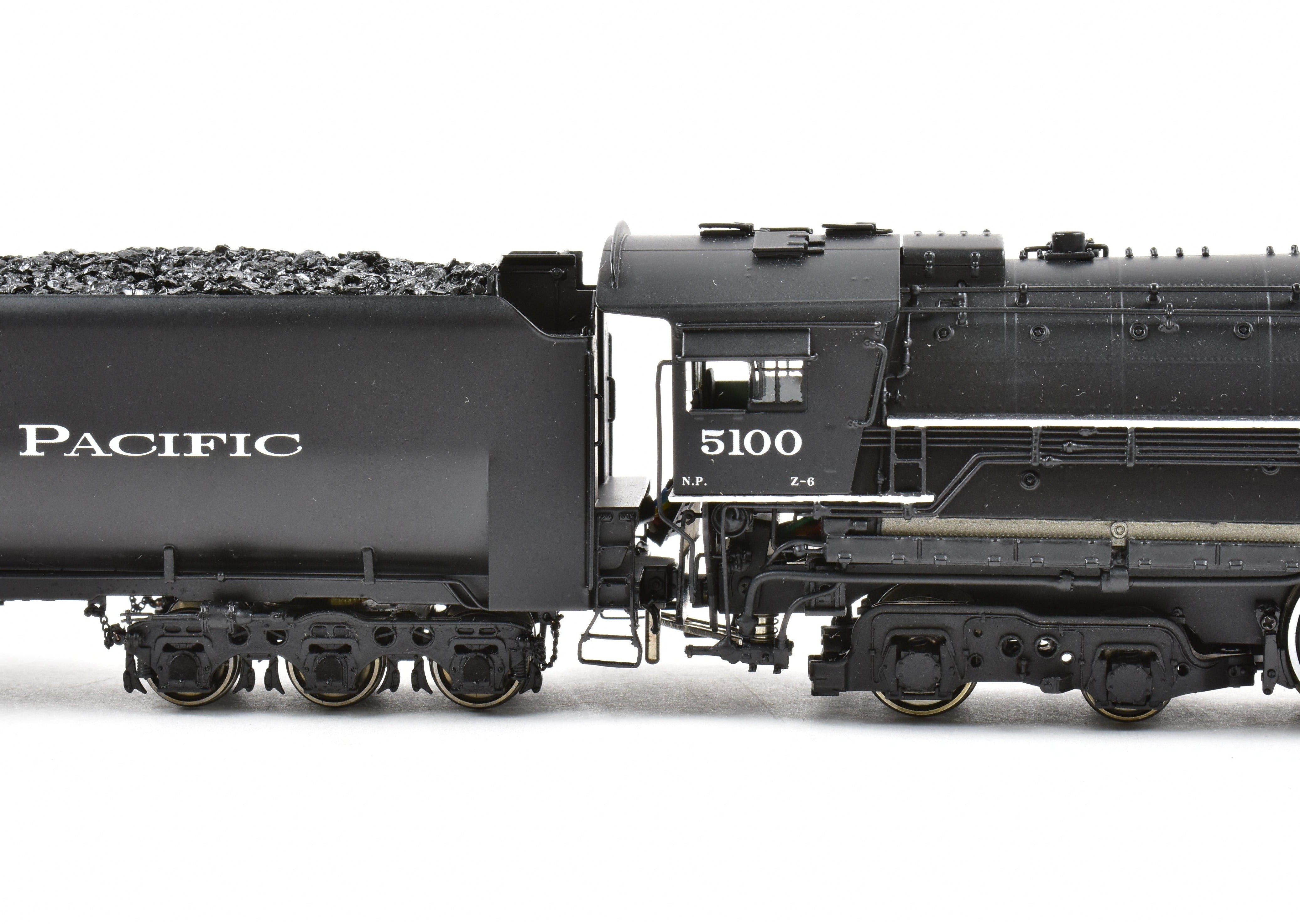 HO Brass Sunset Models Northern Pacific Z - 6 4 - 6 - 6 - 4 Challenger 5100 with QSI DCC & Sound