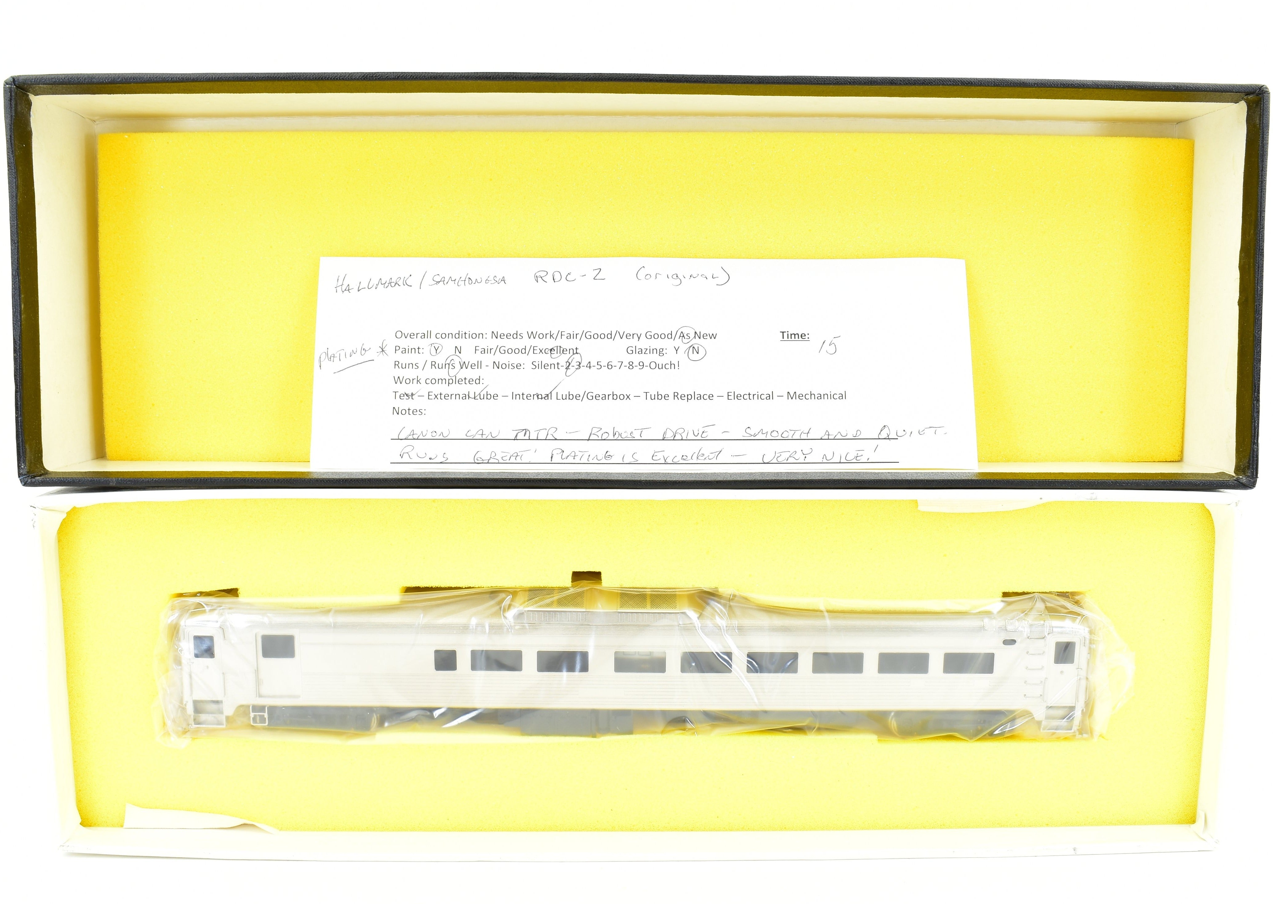 HO Scale Brass Hallmark Models Assorted Road Budd RDC - 2 Rail Diesel Car in Original Configuration for Model Train Enthusiasts