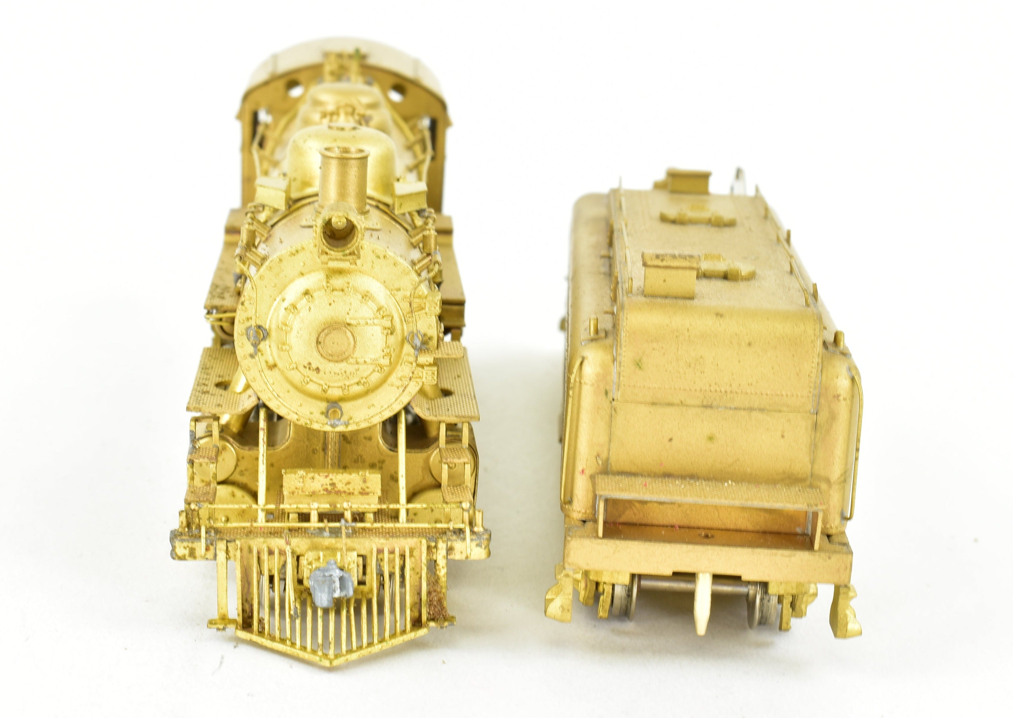 HO Brass Westside Model Co. ATSF Santa Fe 1600 2-10-2 Model with Spare Parts