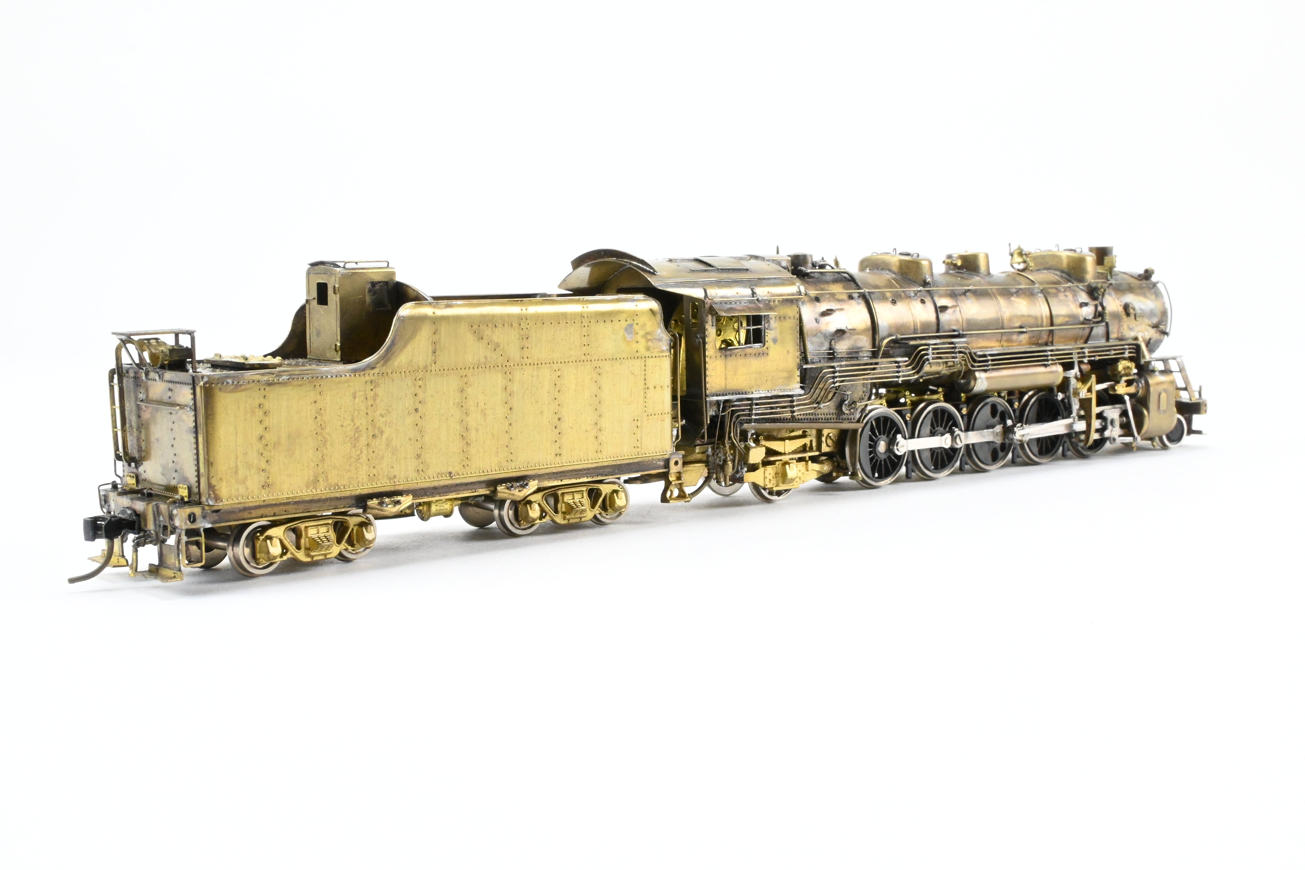 HO Scale Custom-Made Brass Model of Joe G. Collias Scratch-Built Missouri Pacific 2-10-2 Locomotive No. 1718 (Formerly Wabash)