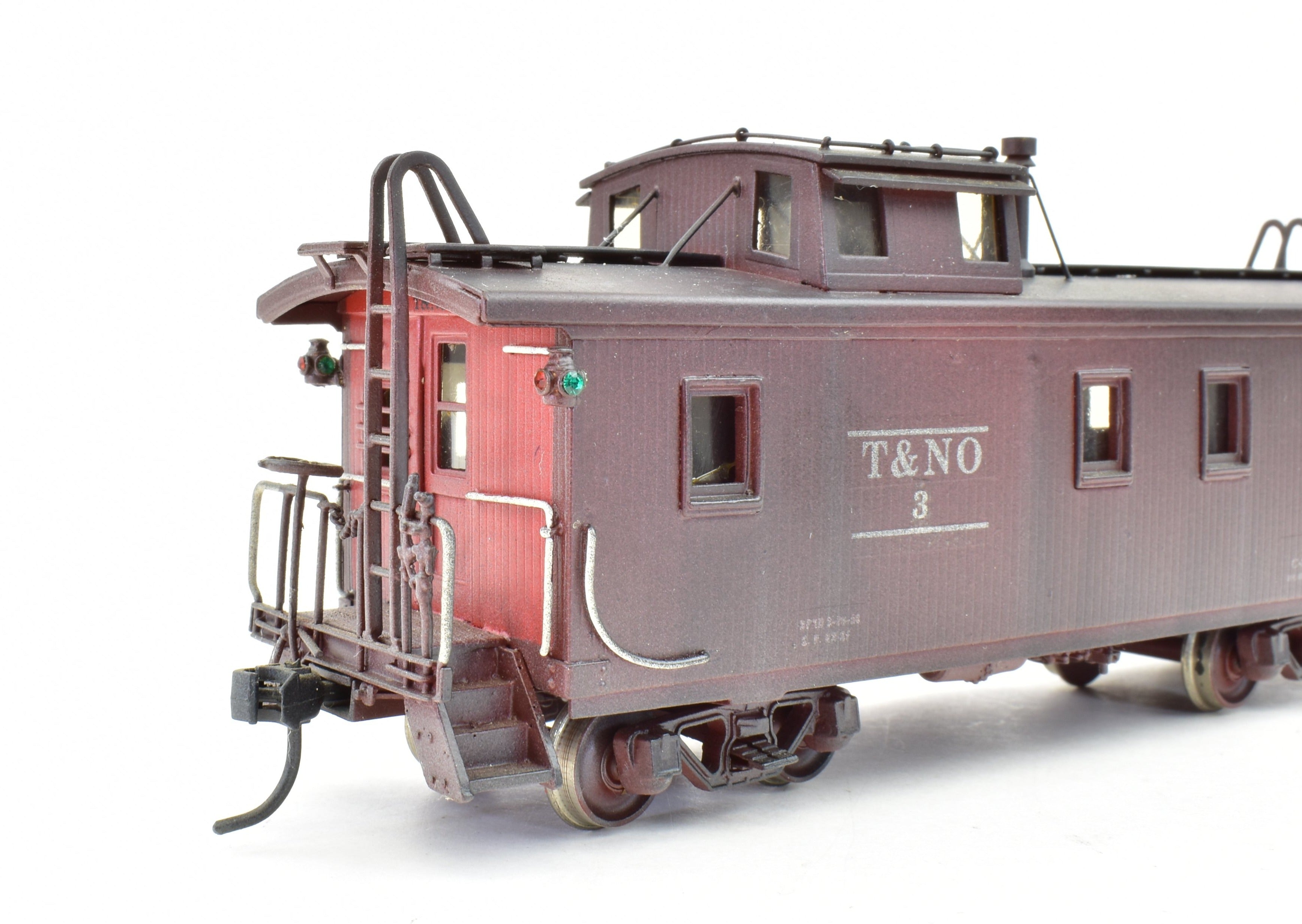 HO Scale Brass Model Train - Precision Scale Co. SP/T&NO - Texas & New Orleans C-30-3 Wooden Cupola Caboose CP Model
