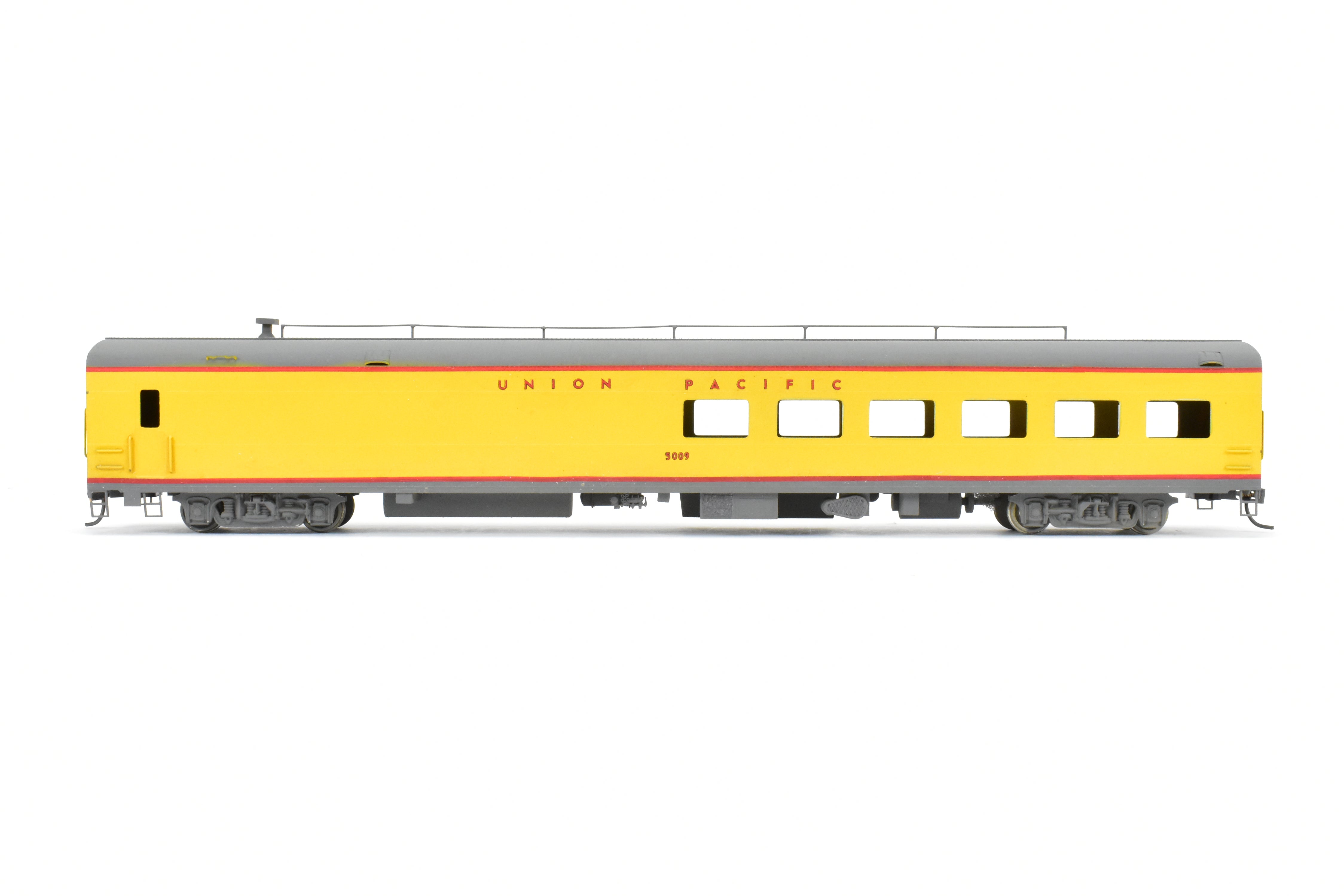 HO Scale Brass Model Train - S. Soho & Co. Union Pacific ACF #5009 Lunch Counter - Lounge Car