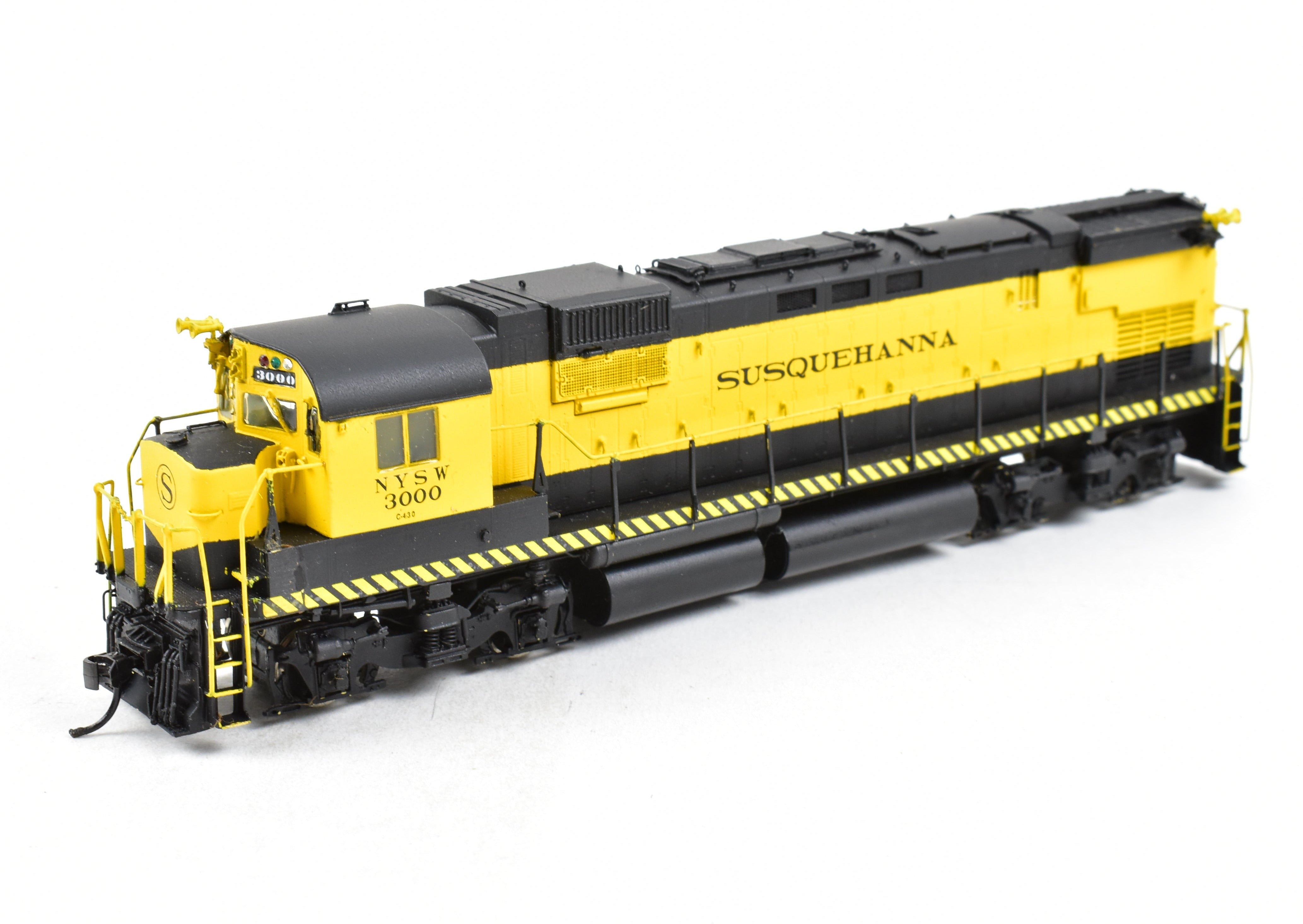 HO Scale Brass Model Train - Overland Models Inc. NYS&W - New York, Susquehanna, & Western ALCO C430 Custom Painted Locomotive