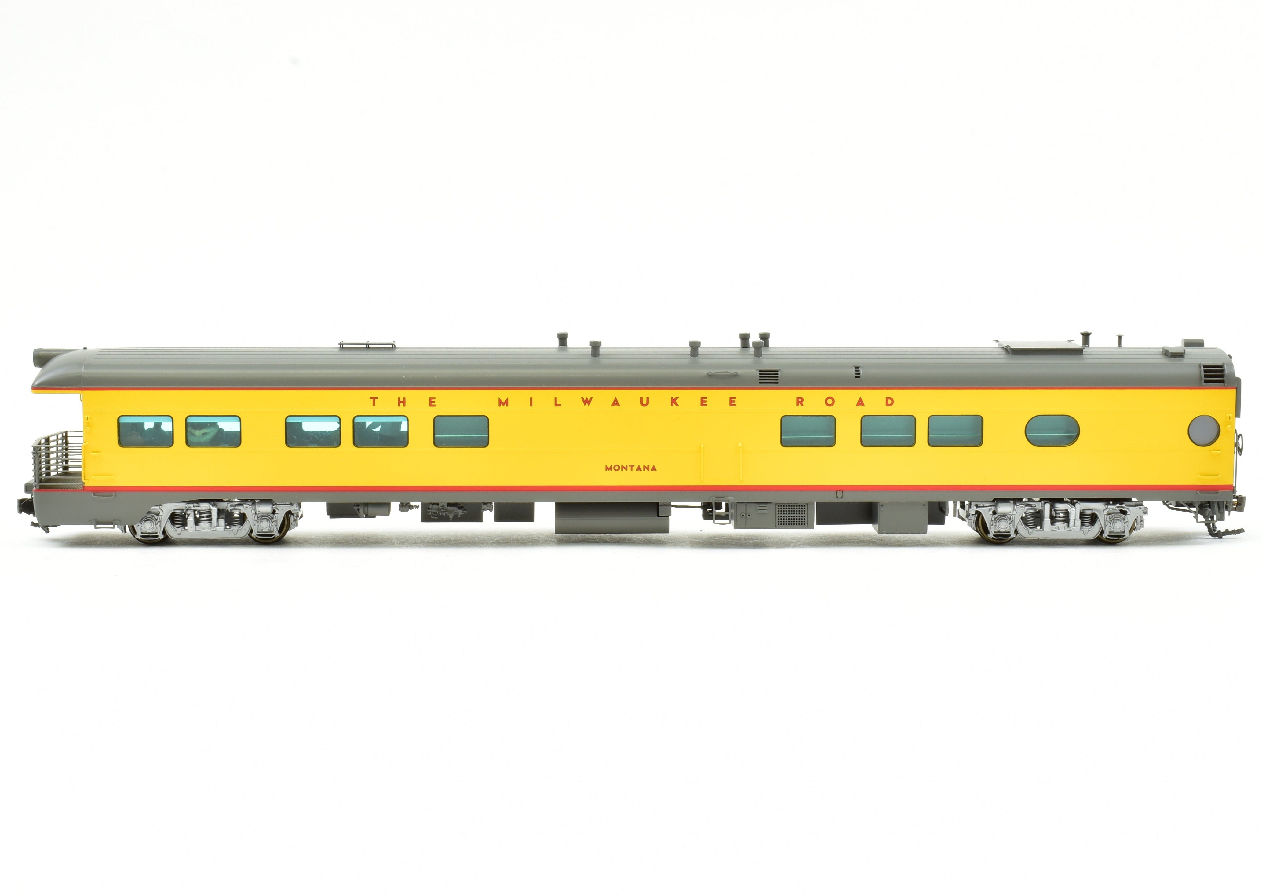 1957 HO Brass Milwaukee Road Business Car 'Montana' Factory Painted by Railway Classics