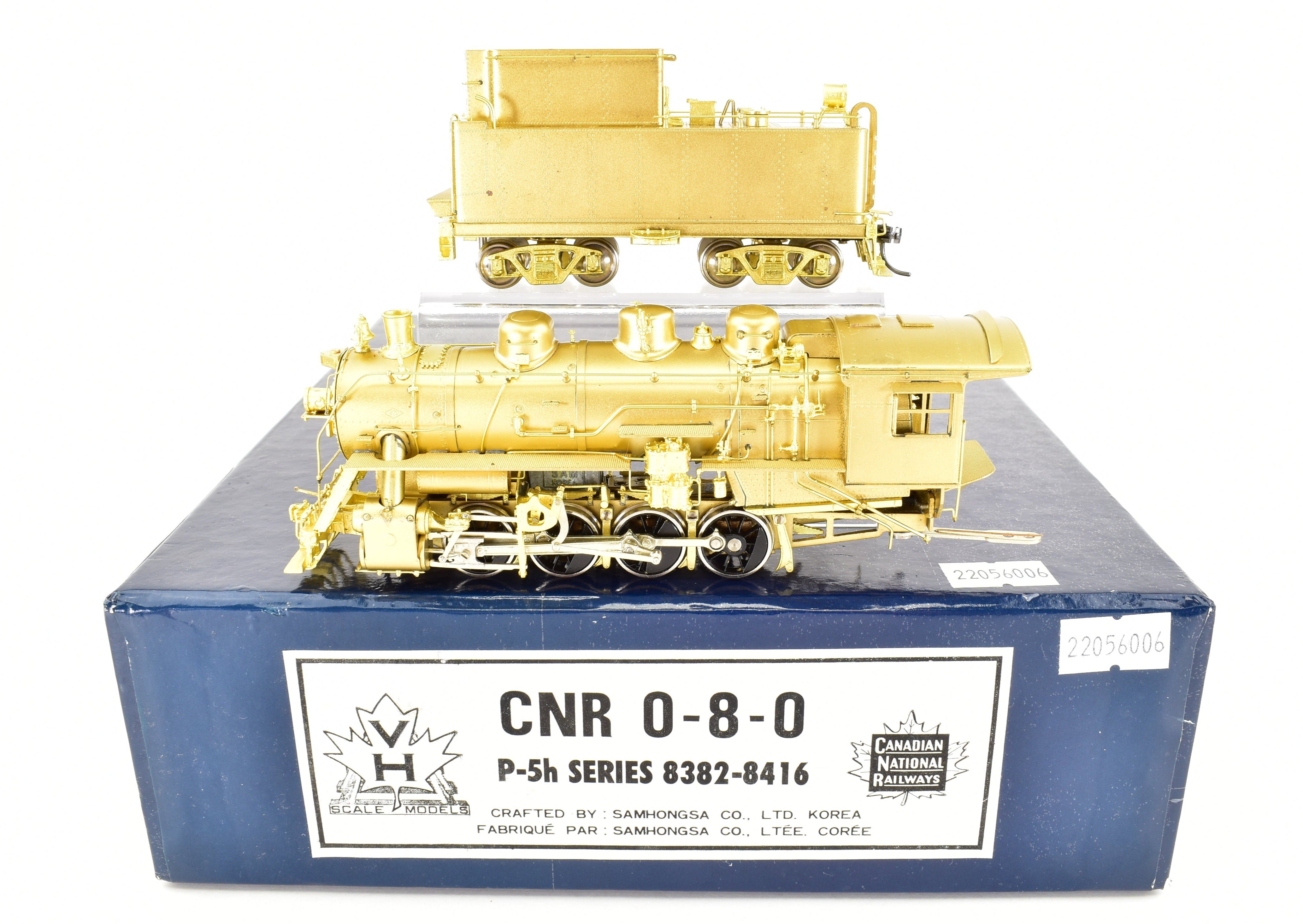 HO Scale Brass Model Train - Van Hobbies Canadian National Railway P - 5h 0 - 8 - 0 Switcher Model