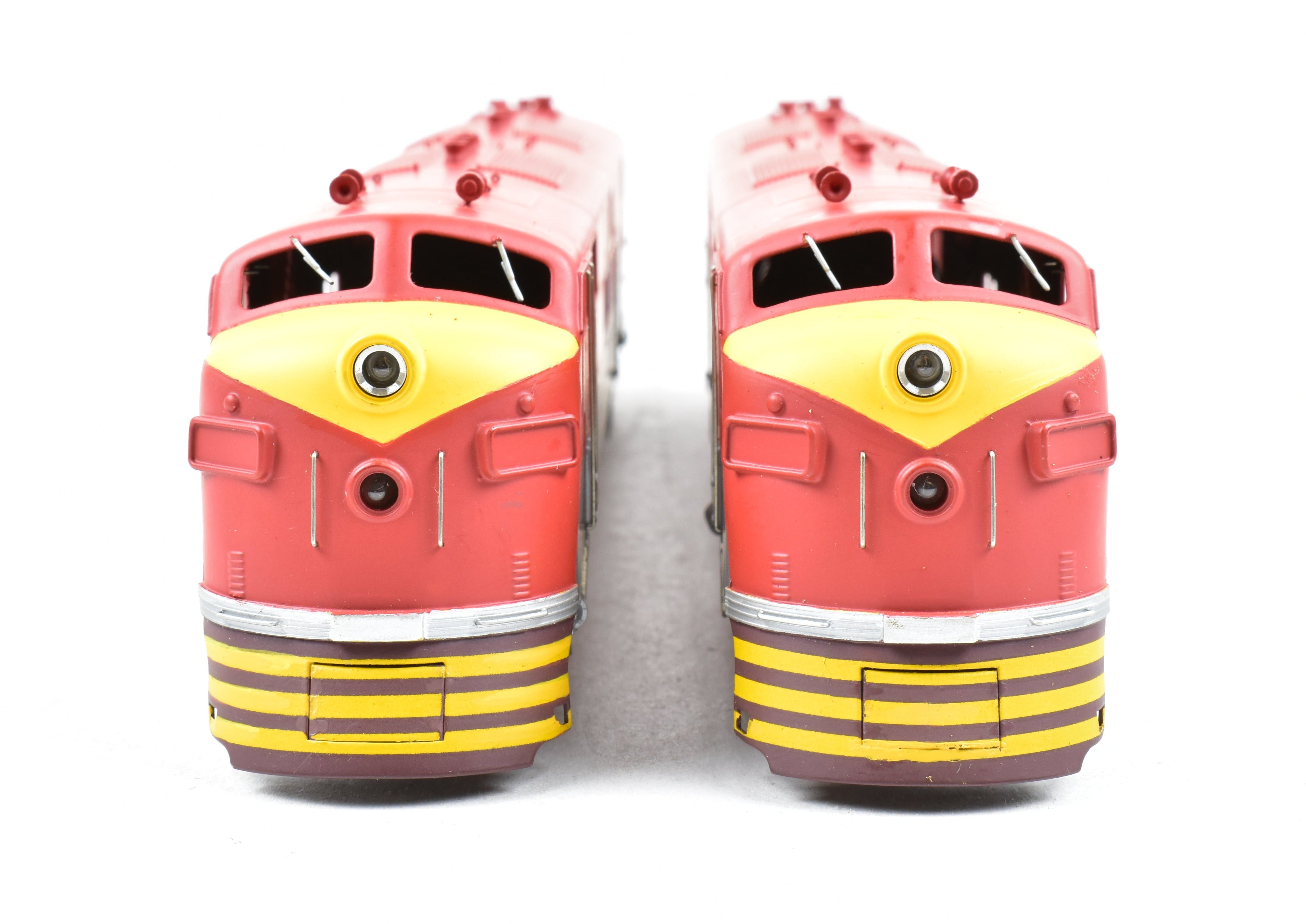 HO Scale Brass Hallmark Model Train Sets - Frisco and MKT (Missouri Kansas Texas Katy) The Texas Special E7 A - A Powered Locomotive Set