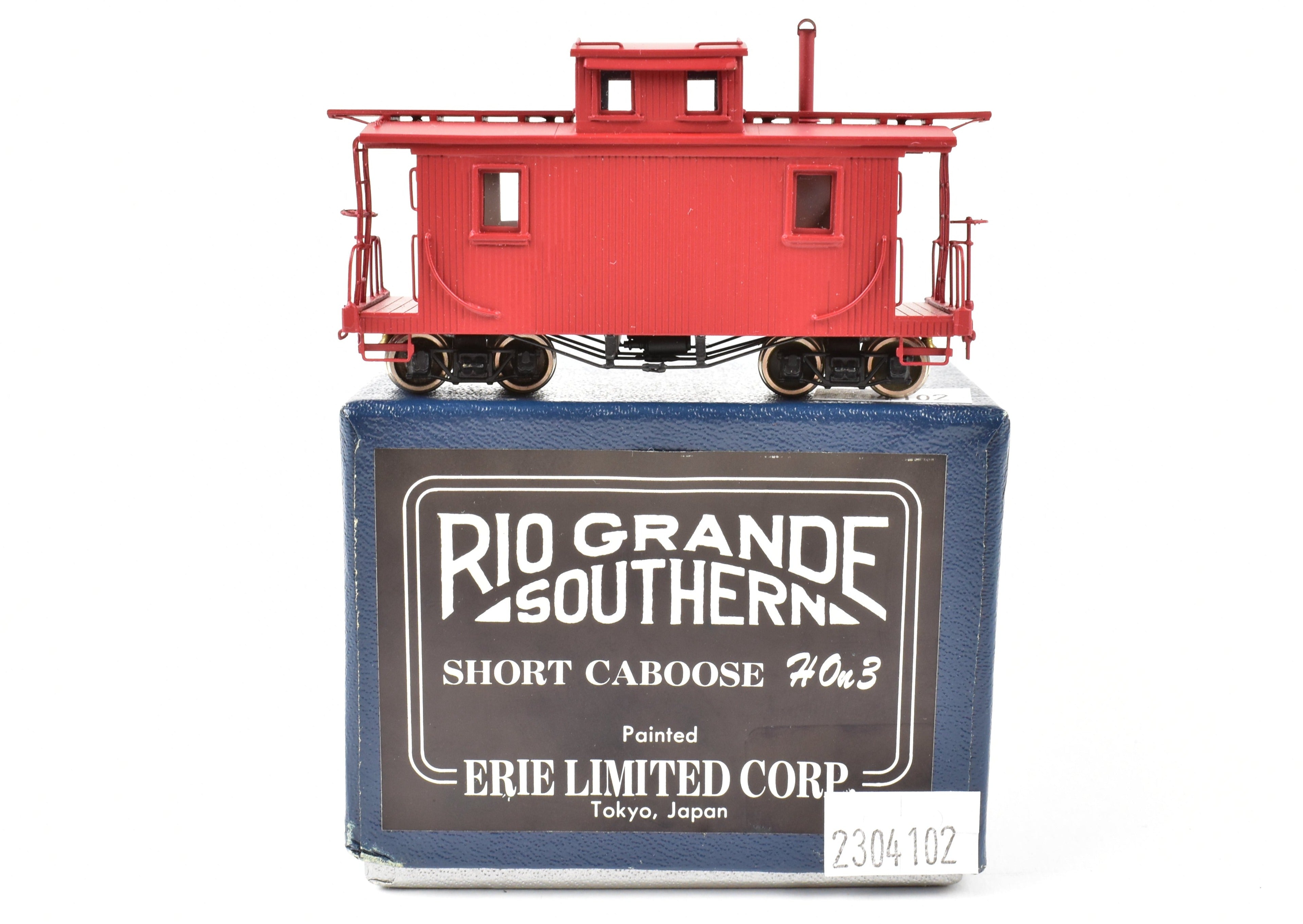 HOn3 Scale Brass Model of Erie Limited D&RGW - Denver & Rio Grande Western or RGS - Rio Grande Southern Short Caboose Freight Product